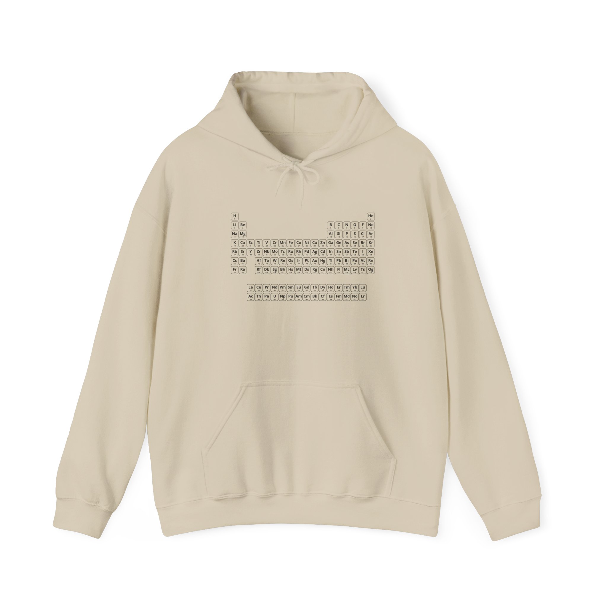 Periodic Table of Elements Hoodie, Science Sweatshirt, Chemistry Gift, Unisex Hooded Sweatshirt, Education Apparel, Science Lover's Clothing - Image 4