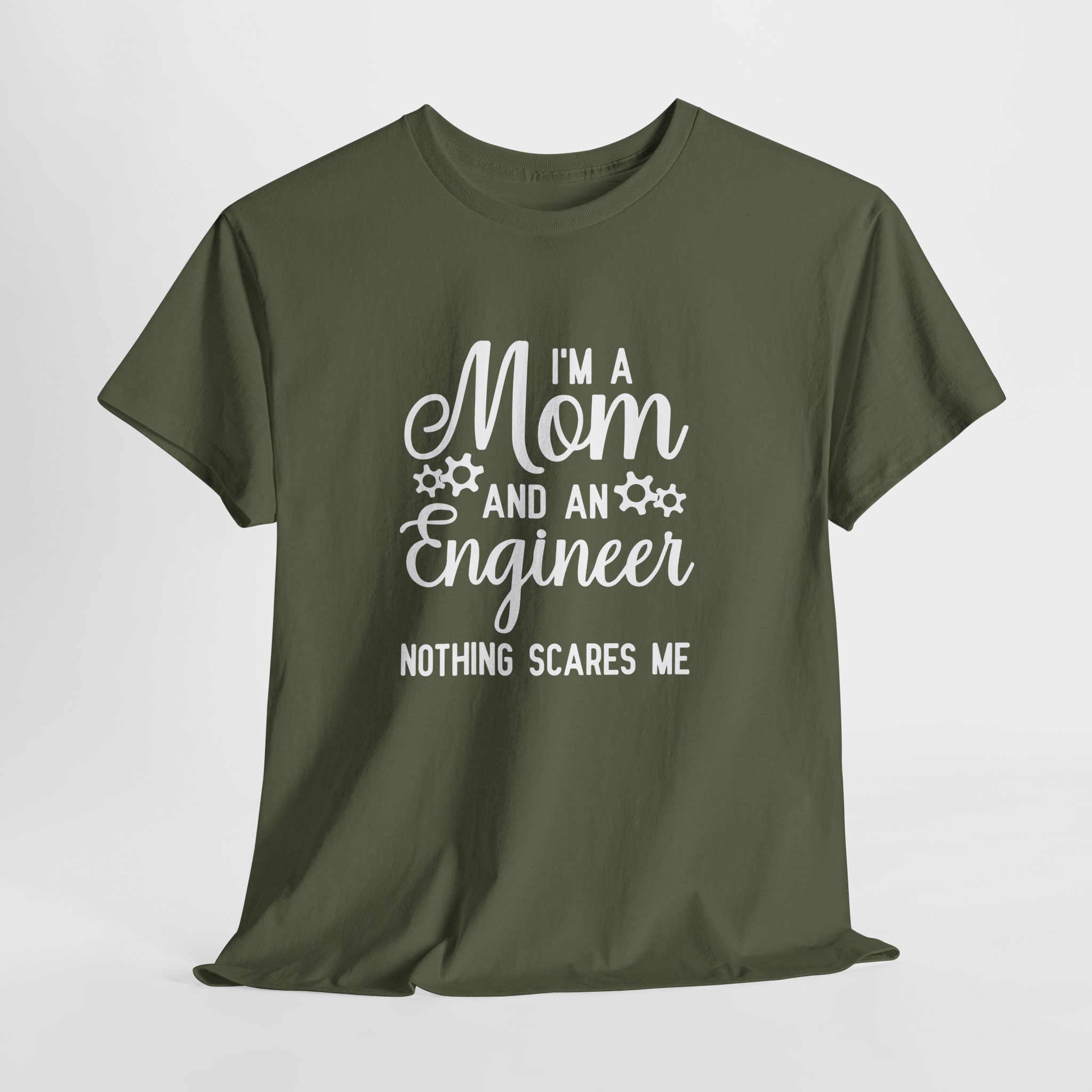 I'm a Mom and an Engineer Nothing Scares Me T-Shirt, Funny Mother's Day Gift, Female Engineer Appreciation Tee, Unisex STEM Mom Shirt - Image 10
