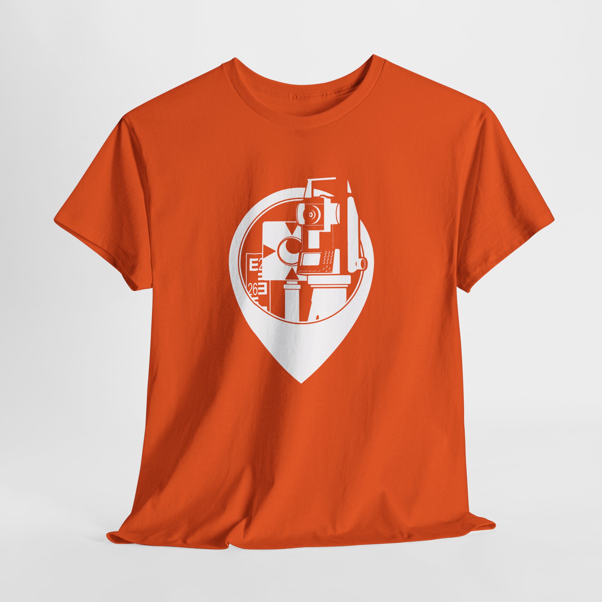 Land Surveyor T-Shirt, Mapping Engineer Gift, Geomatics Tee with Total Station Design, Civil Engineer & Cartography Apparel - Image 6