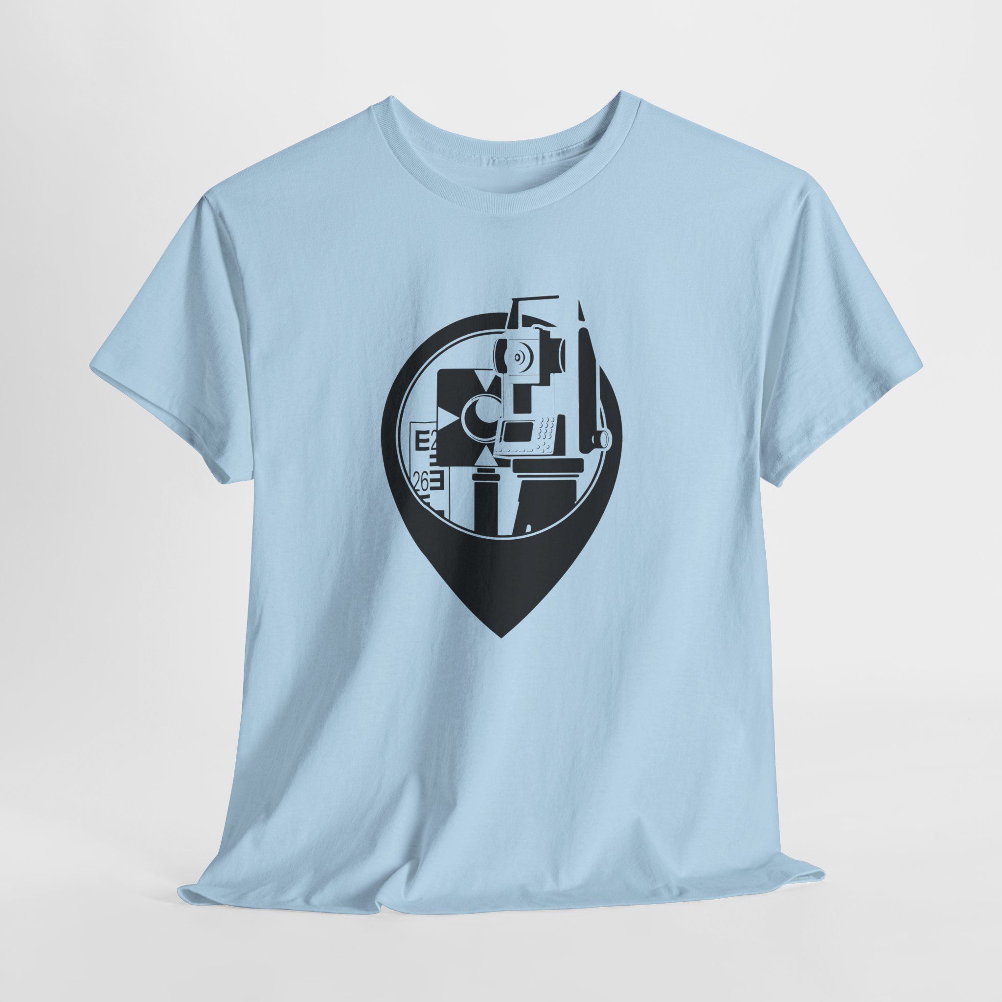 Land Surveyor T-Shirt, Mapping Engineer Gift, Geomatics Tee with Total Station Design, Civil Engineer & Cartography Apparel - Image 13