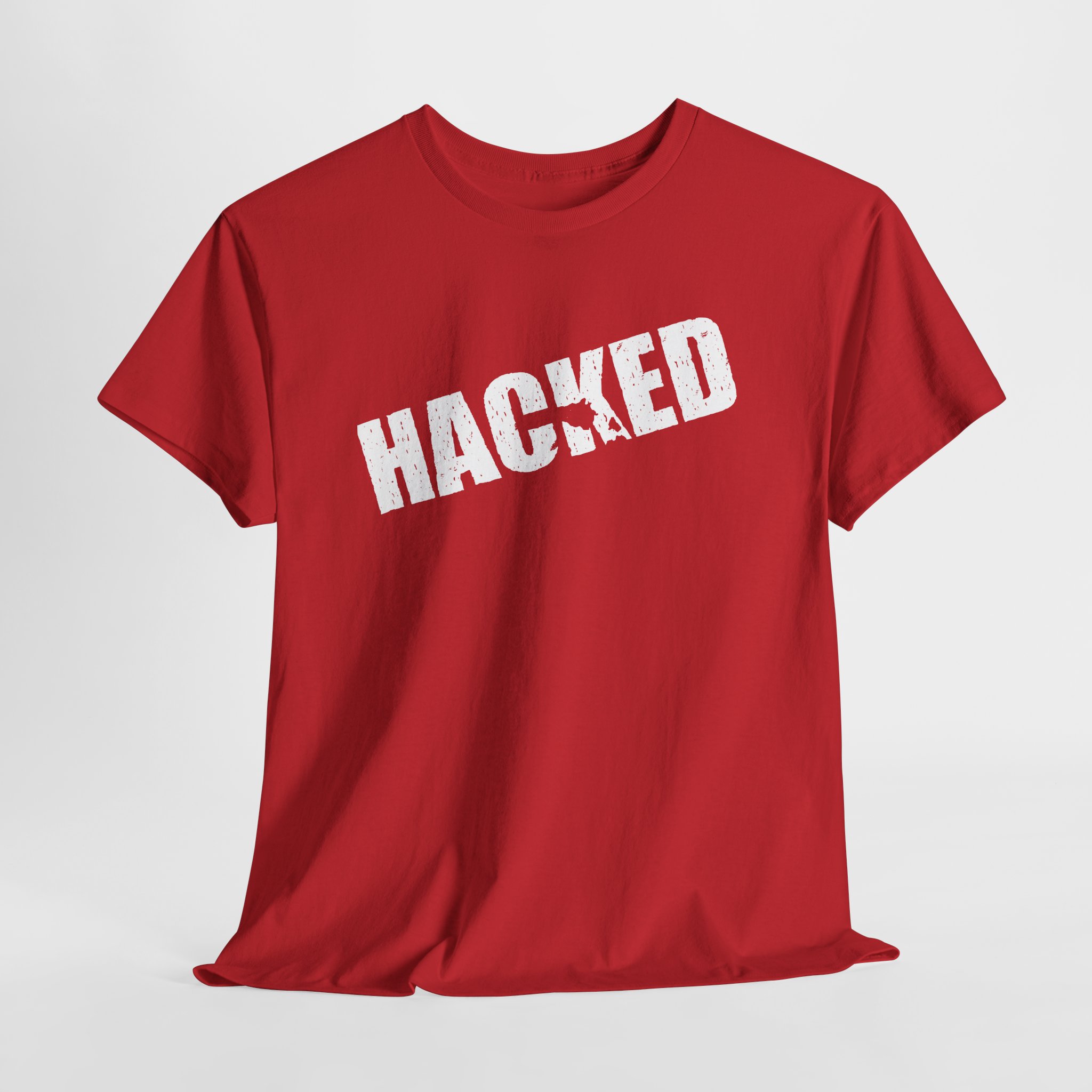 Hacked Unisex Heavy Cotton Tee, Computer, Science, Funny Gift for Tech Lovers, Unique Gamer Shirt, Programmer Humor Apparel - Image 17