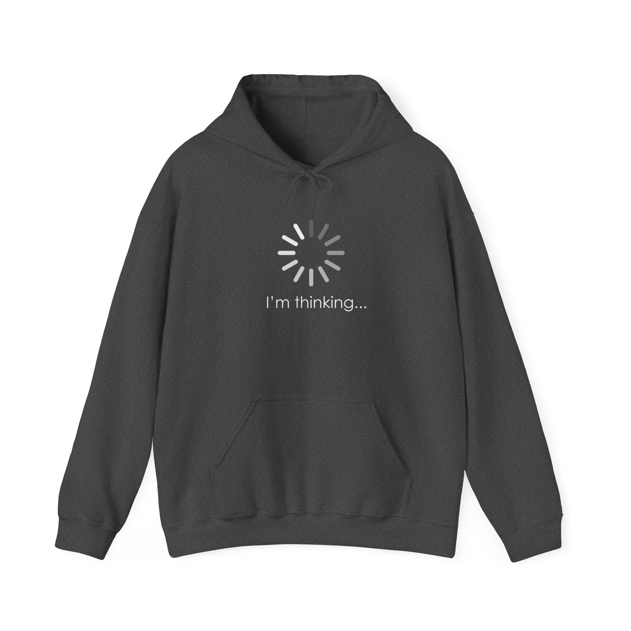 I'm Thinking Hoodie, Funny Loading Icon Sweatshirt, Gift for Programmers and Introverts, Tech Humor Apparel - Image 7