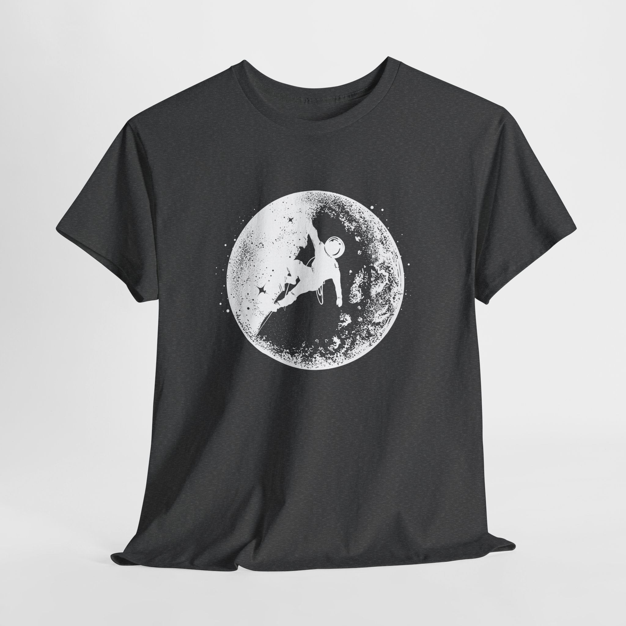 Astronaut Moon Climbing T-Shirt, Space Explorer Tee, Lunar Adventure Art, Unisex Science and Fantasy Apparel - Image 12
