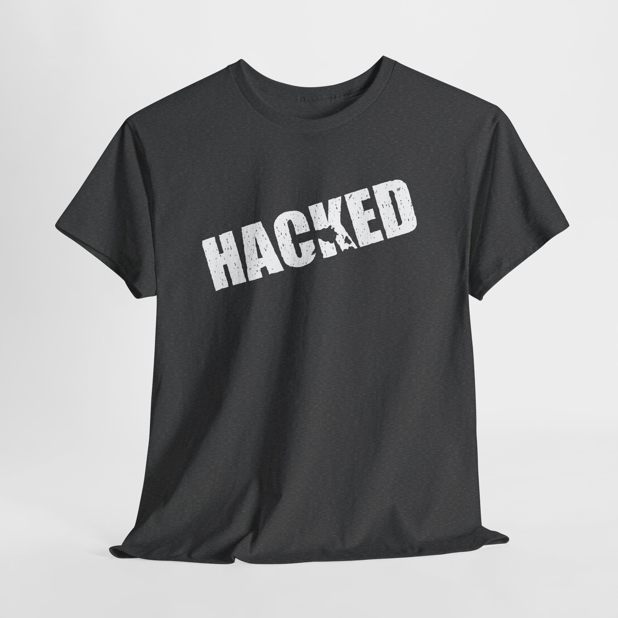Hacked Unisex Heavy Cotton Tee, Computer, Science, Funny Gift for Tech Lovers, Unique Gamer Shirt, Programmer Humor Apparel - Image 12