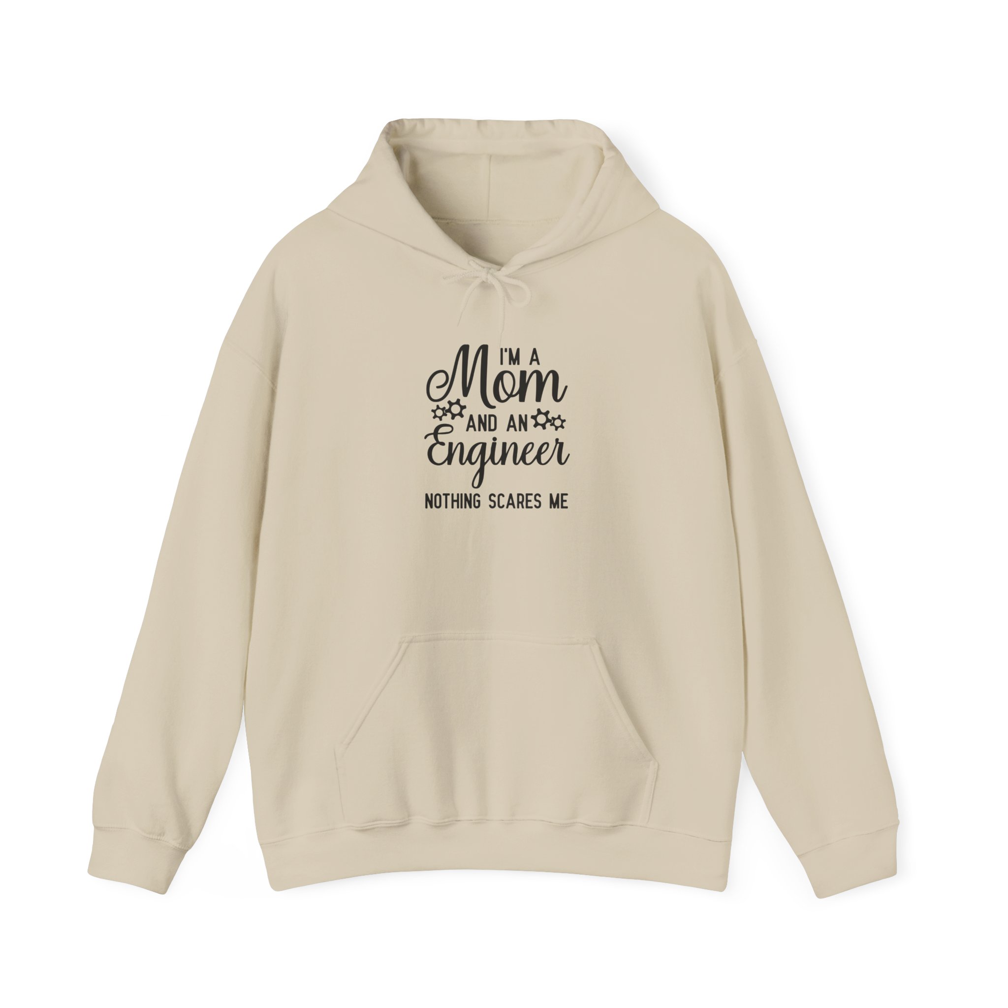 I'm a Mom and an Engineer Nothing Scares Me Hoodie, Funny Mother's Day Sweatshirt, Female Engineer Appreciation Gift - Image 4