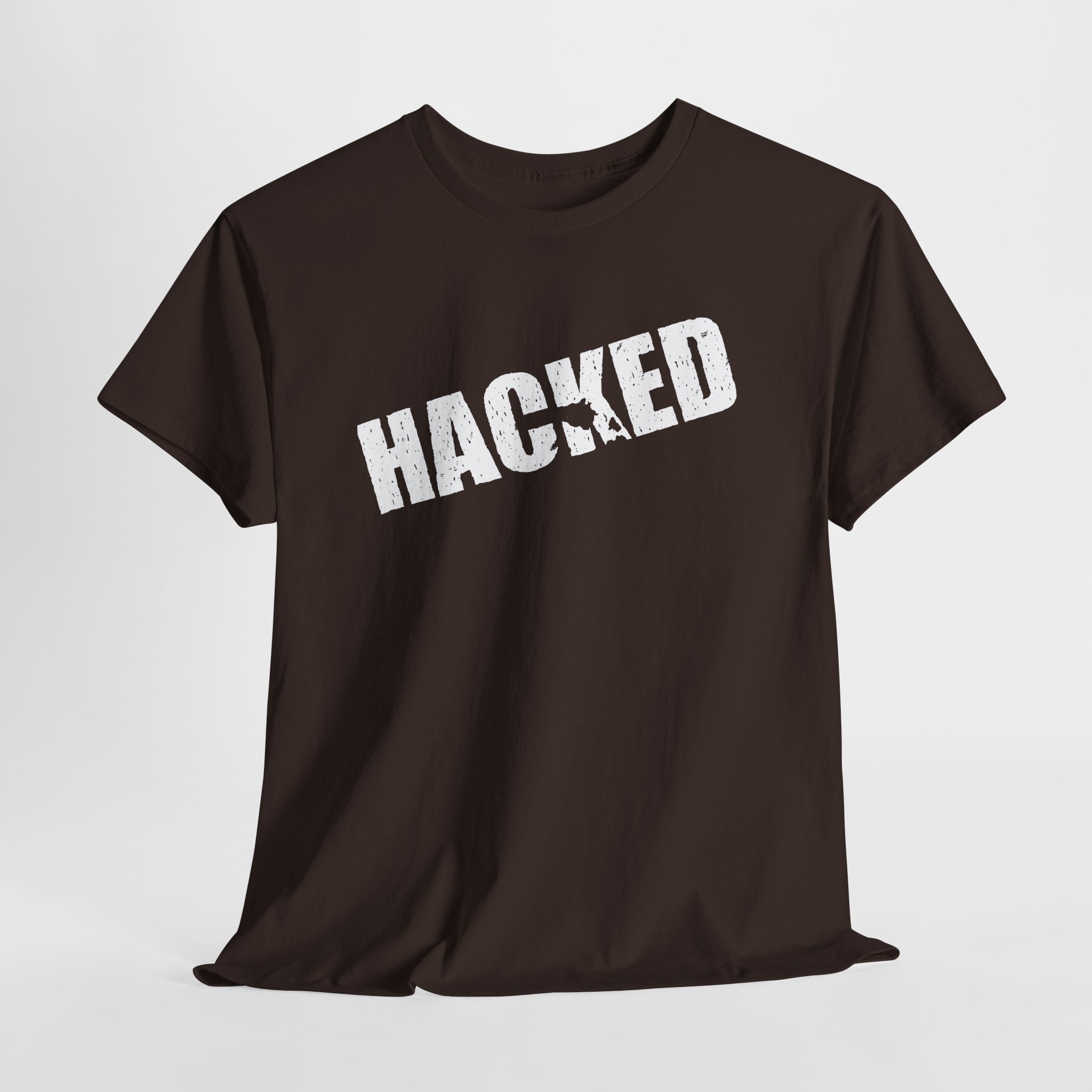 Hacked Unisex Heavy Cotton Tee, Computer, Science, Funny Gift for Tech Lovers, Unique Gamer Shirt, Programmer Humor Apparel - Image 9