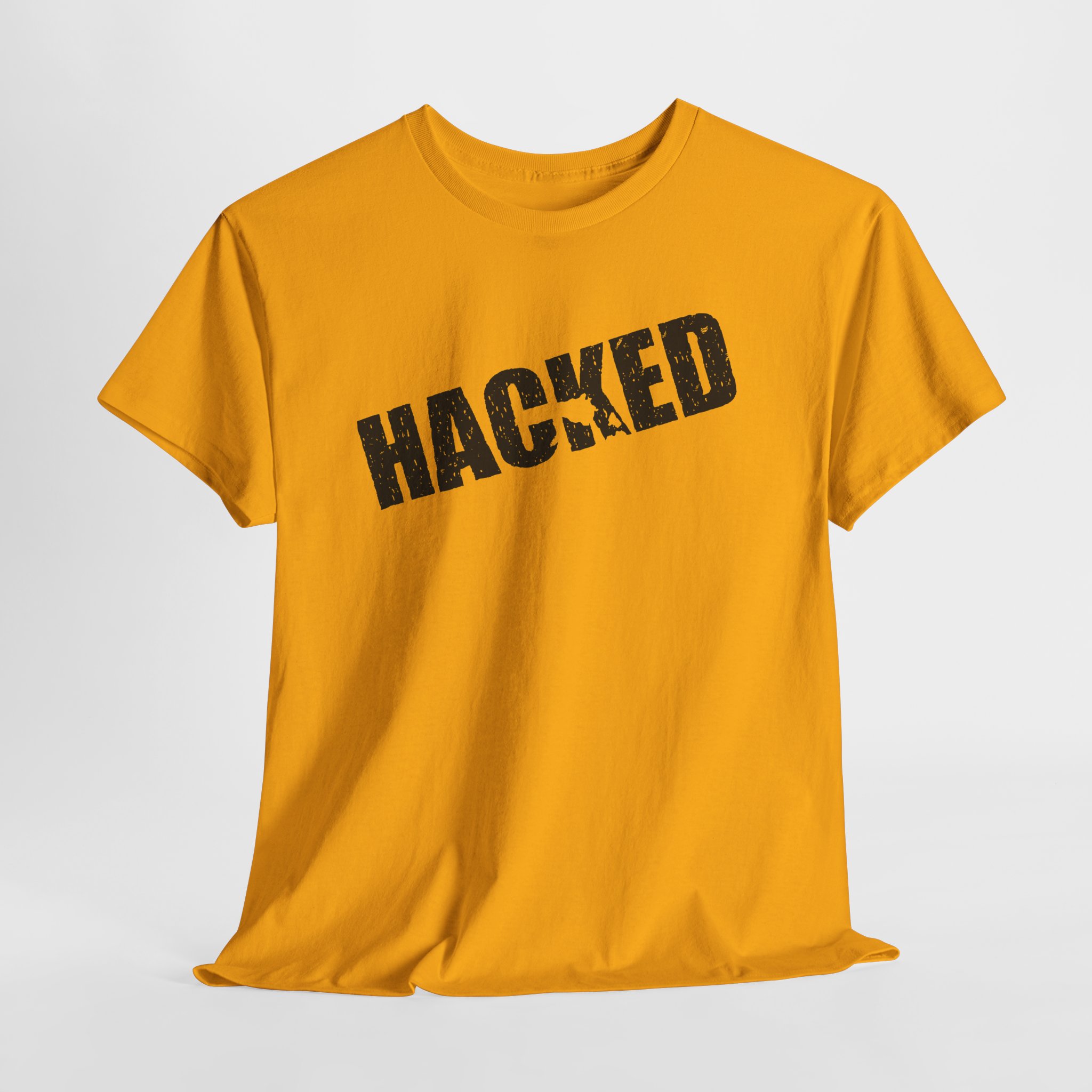 Hacked Unisex Heavy Cotton Tee, Computer, Science, Funny Gift for Tech Lovers, Unique Gamer Shirt, Programmer Humor Apparel - Image 6