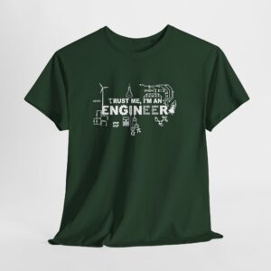Trust Me I'm an Engineer T-Shirt, Engineering Disciplines Collage Tee, STEM Gift for Science & Tech Students and Professionals
