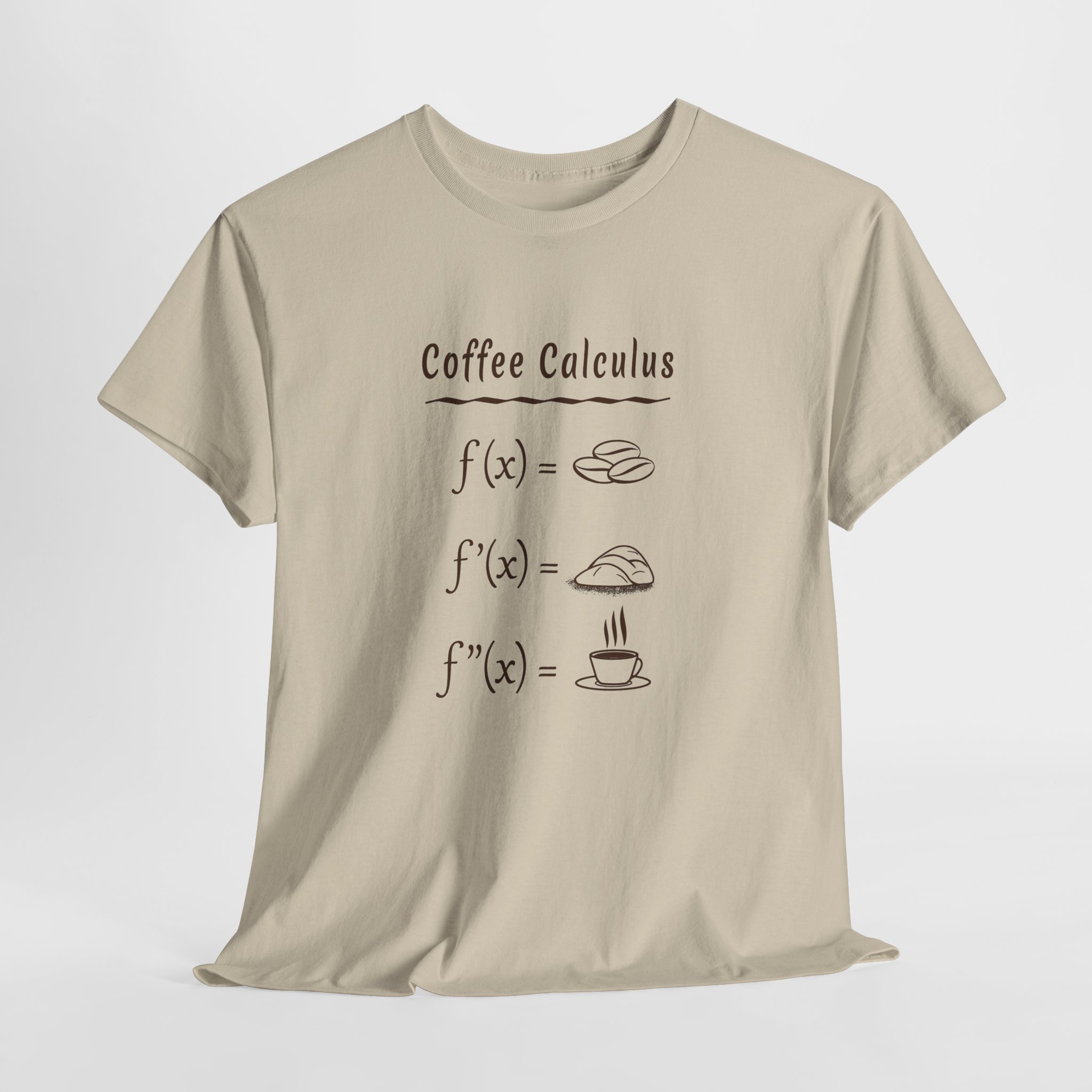 Coffee Calculus T-Shirt, Funny Math Pun Tee, Gift for Coffee Lover and Mathematician, Unisex Nerd Apparel - Image 4