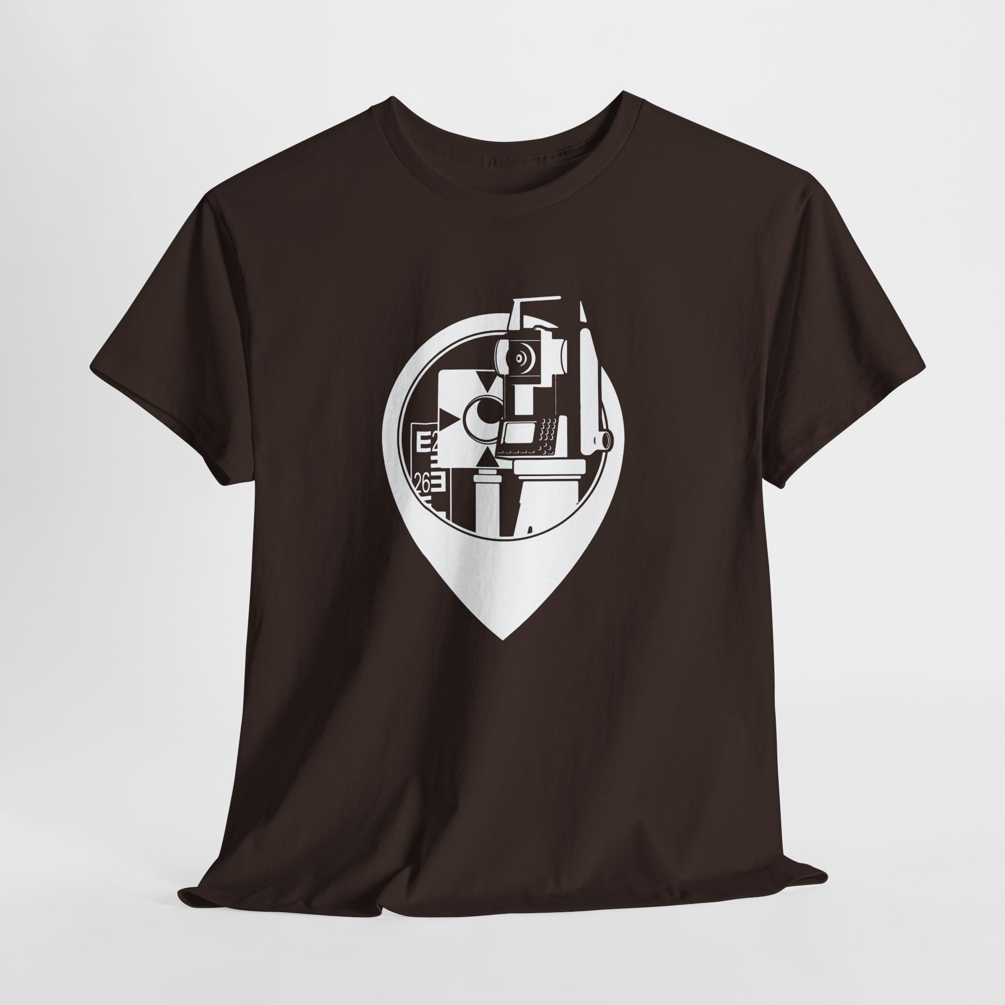 Land Surveyor T-Shirt, Mapping Engineer Gift, Geomatics Tee with Total Station Design, Civil Engineer & Cartography Apparel - Image 8