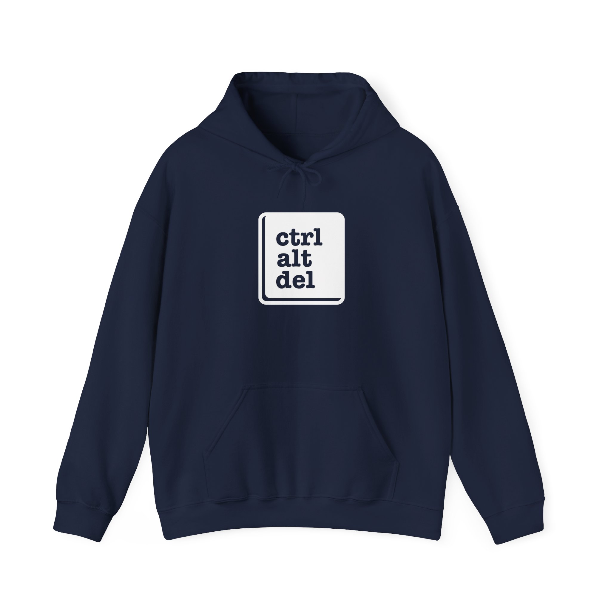 Ctrl Alt Del Hooded Sweatshirt, Cozy Unisex Sweatshirt, Techie Gift, Casual Hoodie, Computer Lover Apparel, Unique Graphic Hoodie - Image 10