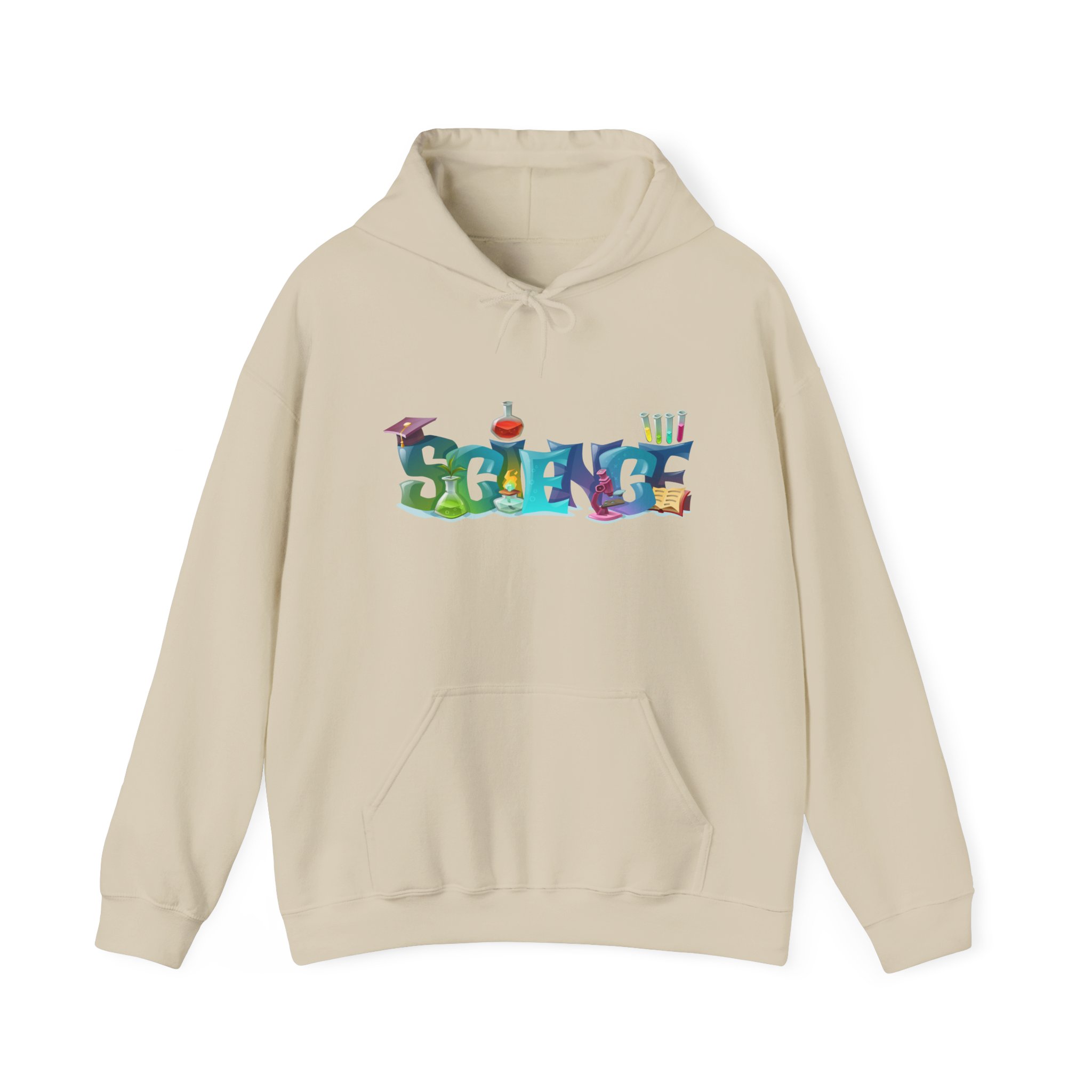 Science Lover Hoodie, Geeky Sweatshirt, STEM Gift, Teacher Present, Science Nerd Hooded Jumper - Image 3