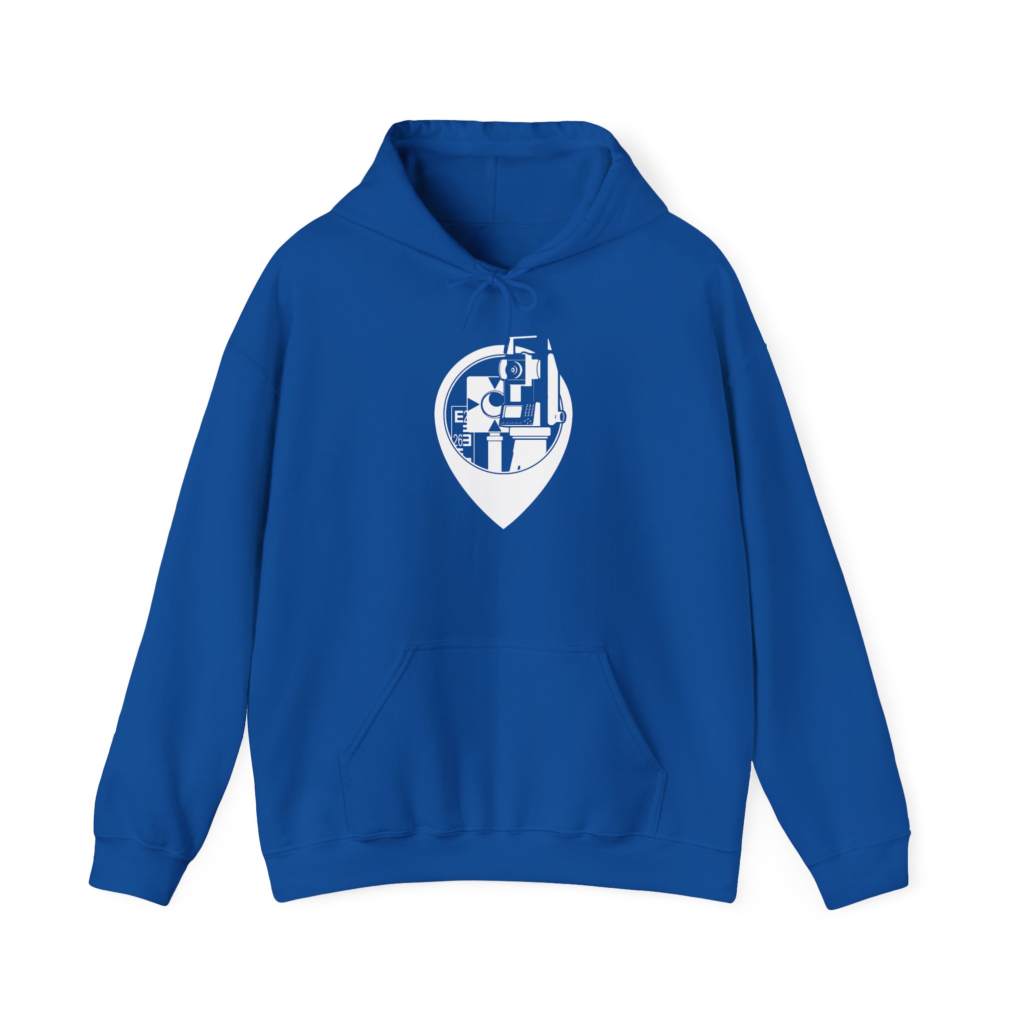 Land Surveyor Hoodie, Mapping Engineer Gift, Geomatics Hooded Sweatshirt with Total Station Design, Civil Engineer Apparel - Image 9