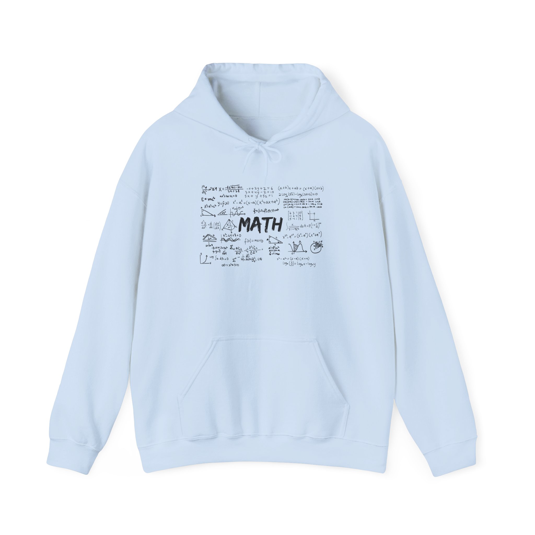 Math Hoodie with Formulas, Mathematics Equations Sweatshirt, Gift for Teacher and Student, Nerdy STEM Apparel - Image 9
