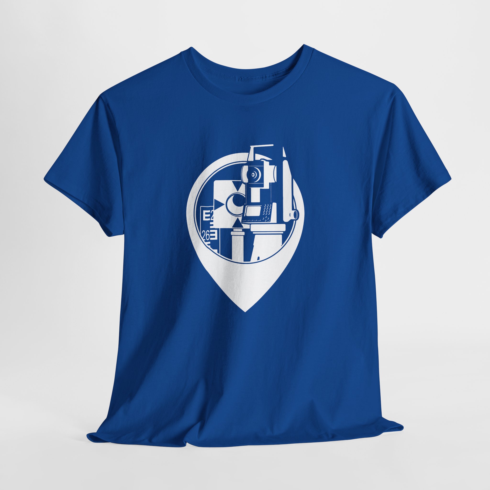 Land Surveyor T-Shirt, Mapping Engineer Gift, Geomatics Tee with Total Station Design, Civil Engineer & Cartography Apparel - Image 15