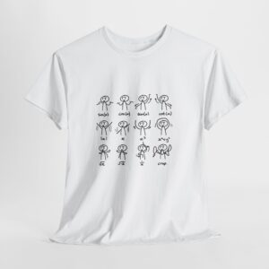 Alternative view of Math Dance T-Shirt, Funny Mathematics Functions Tee, Gift for Teacher and Student, Unisex Nerd Apparel