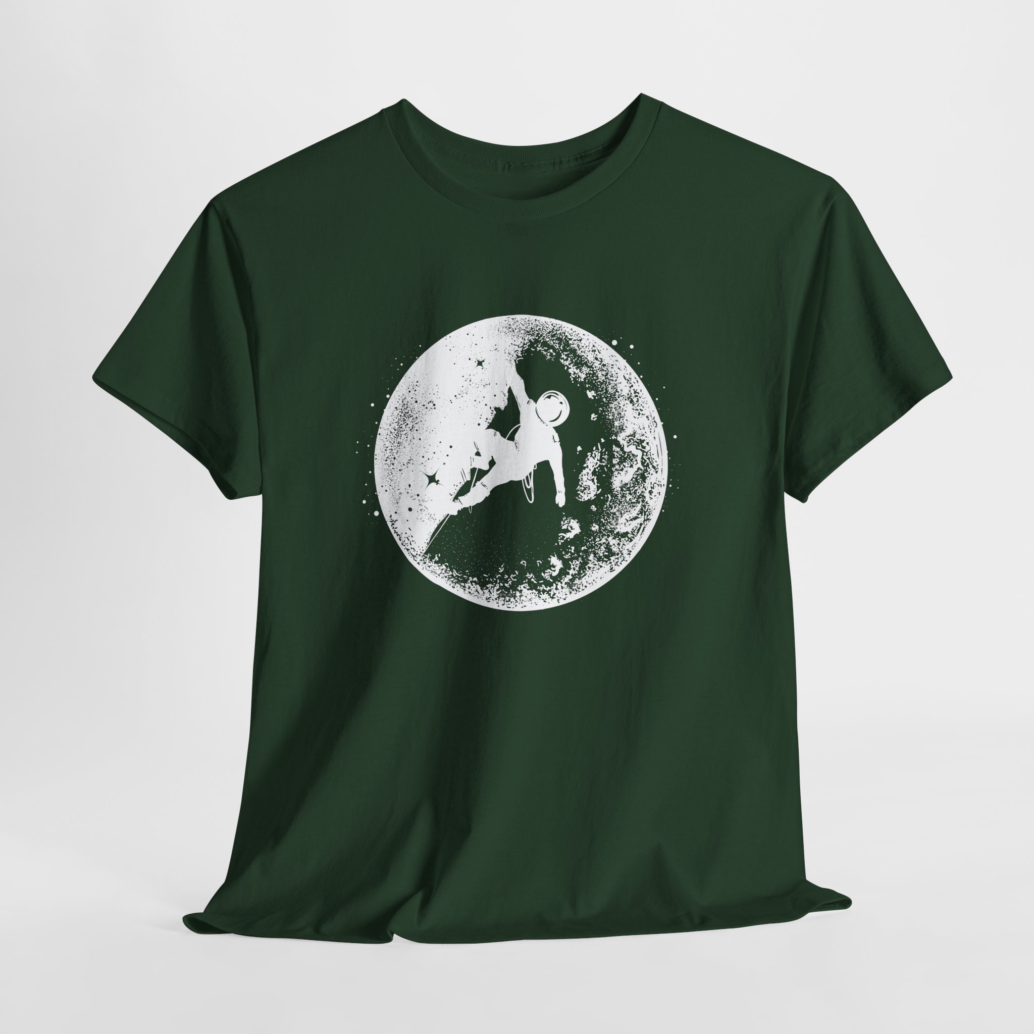 Astronaut Moon Climbing T-Shirt, Space Explorer Tee, Lunar Adventure Art, Unisex Science and Fantasy Apparel - Image 11