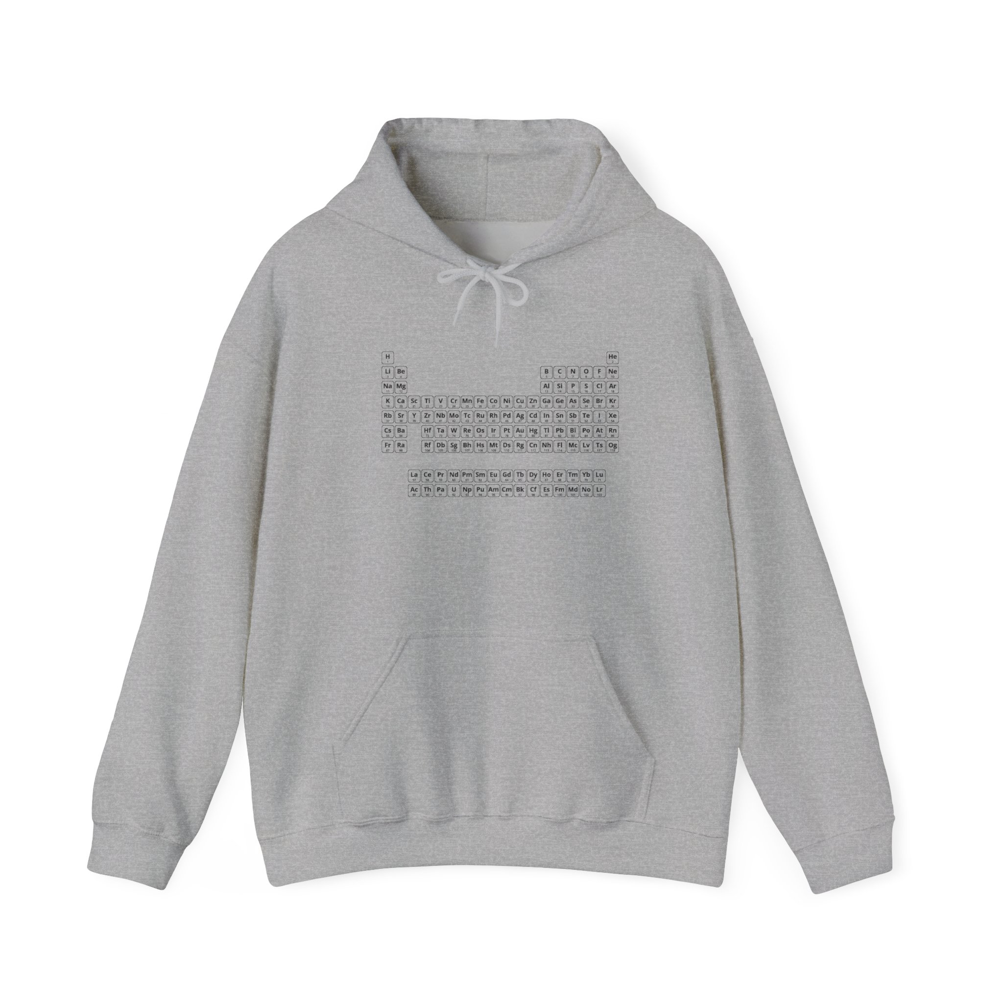Periodic Table of Elements Hoodie, Science Sweatshirt, Chemistry Gift, Unisex Hooded Sweatshirt, Education Apparel, Science Lover's Clothing - Image 5