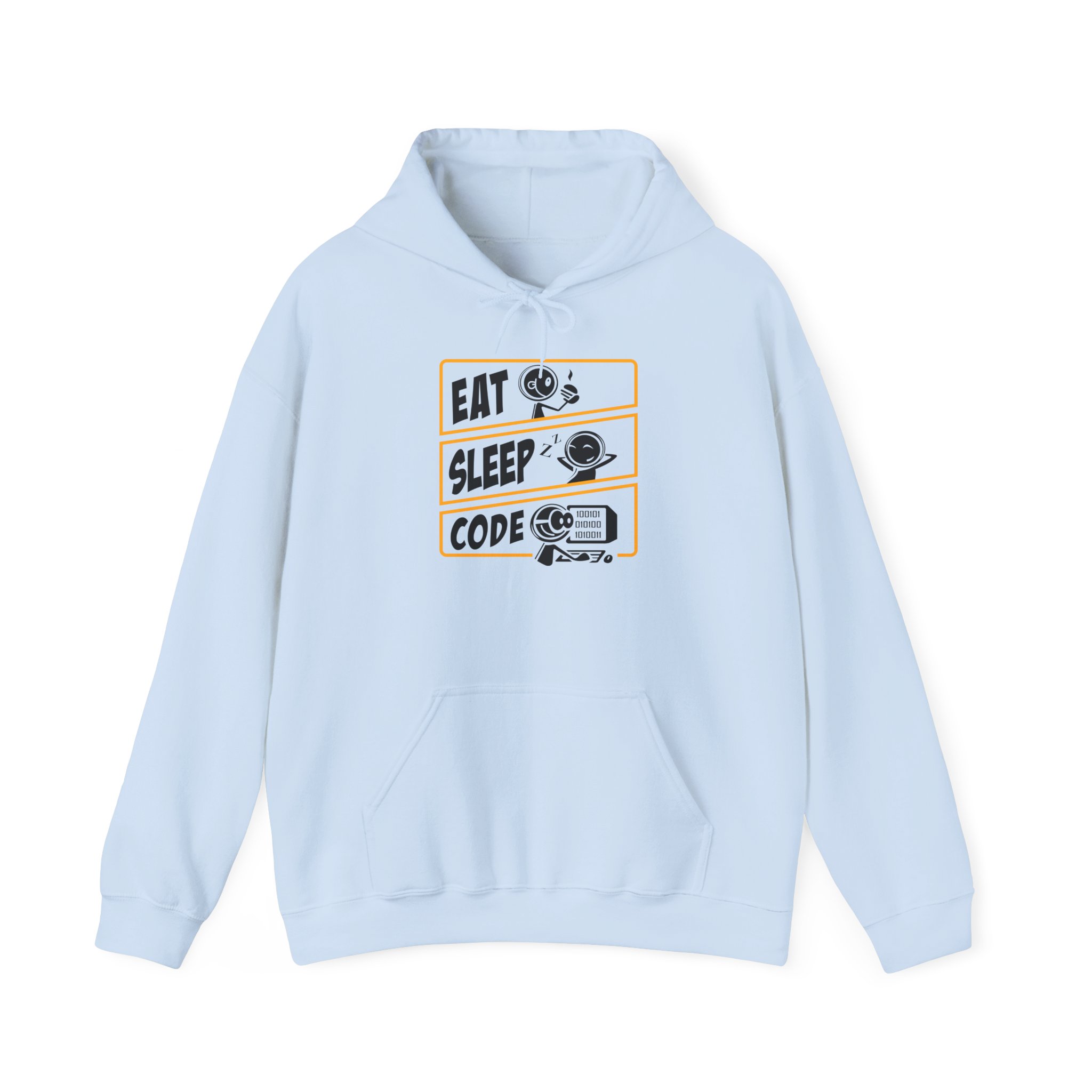 Eat Sleep Code Hoodie, Funny Programmer and Coder Sweatshirt, Computer Science Gift, Developer Life Apparel - Image 9