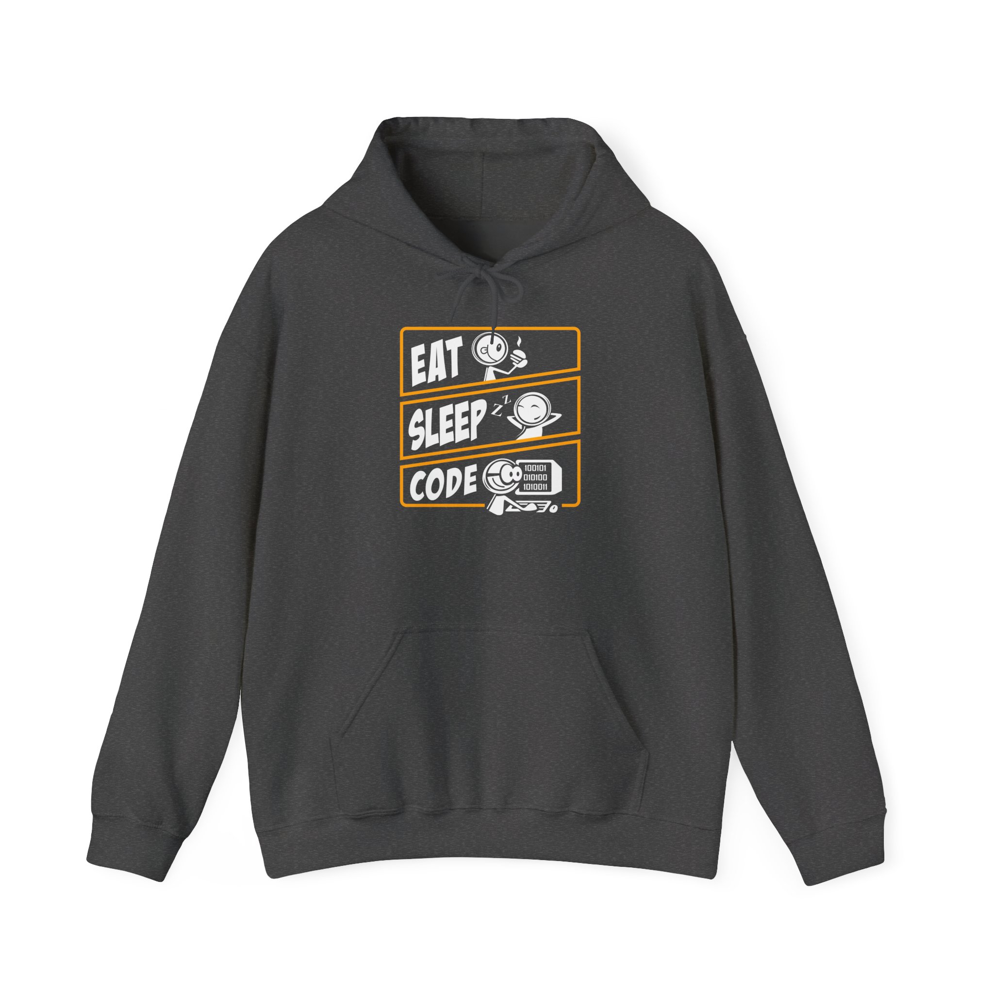 Eat Sleep Code Hoodie, Funny Programmer and Coder Sweatshirt, Computer Science Gift, Developer Life Apparel - Image 8