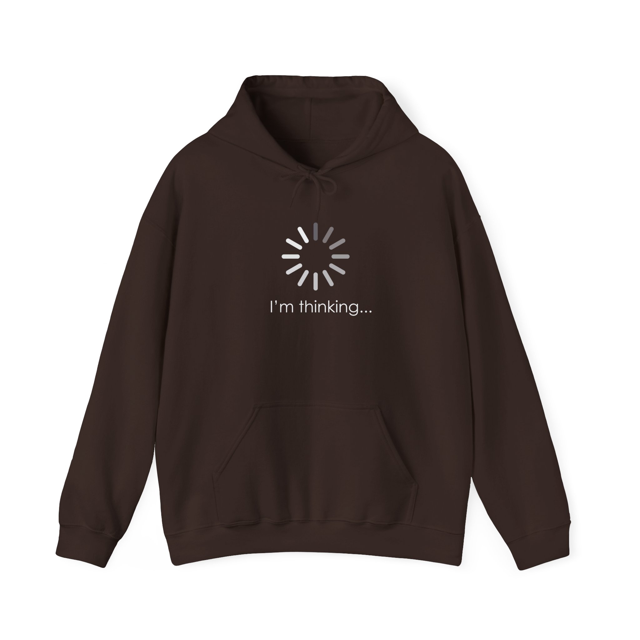 I'm Thinking Hoodie, Funny Loading Icon Sweatshirt, Gift for Programmers and Introverts, Tech Humor Apparel - Image 6