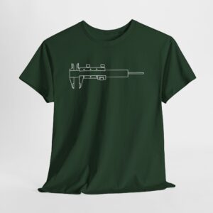 Precision Caliper T-Shirt, Engineering Tool Graphic Tee, Machinist Gift, Technical Drawing Apparel, Measurement Science Shirt