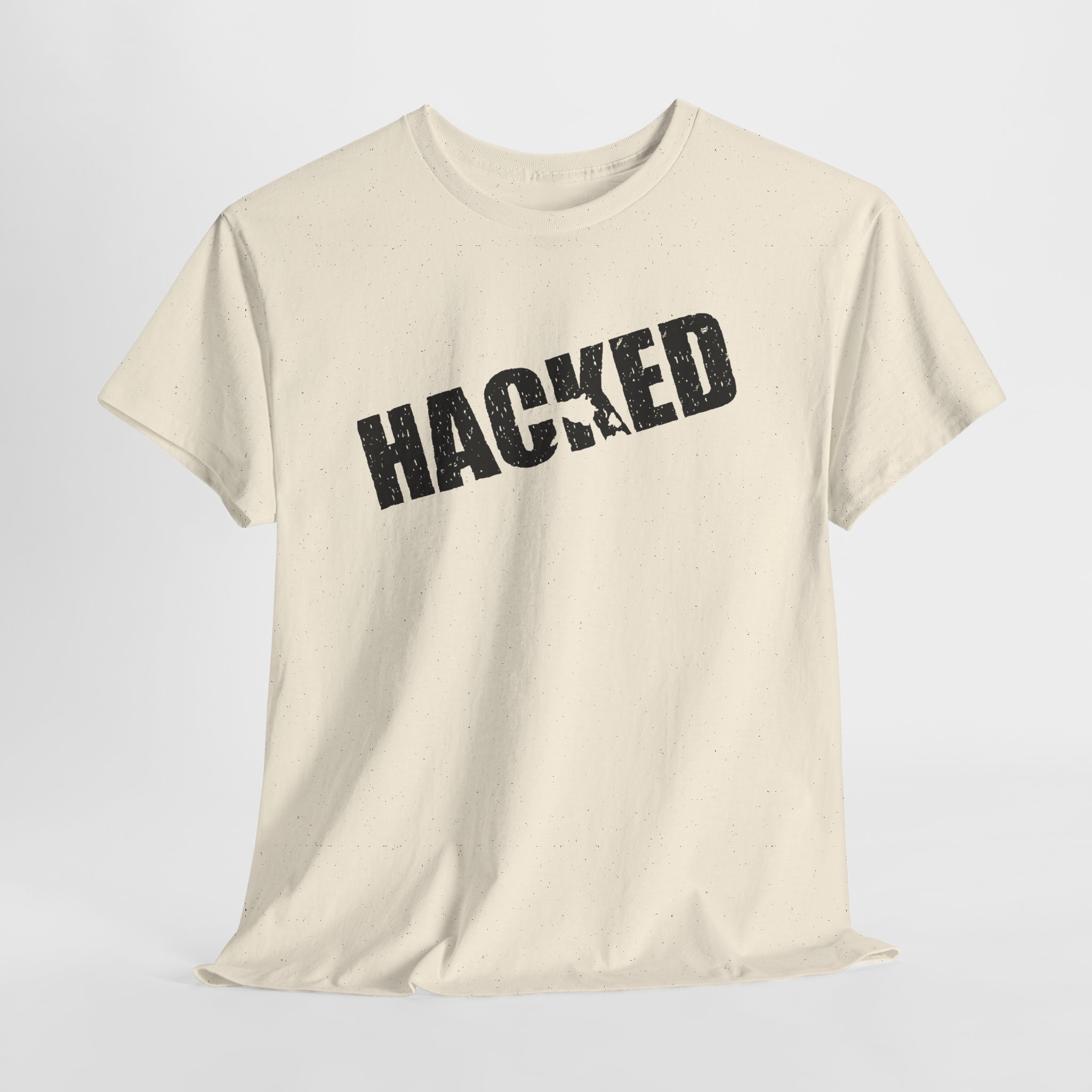 Hacked Unisex Heavy Cotton Tee, Computer, Science, Funny Gift for Tech Lovers, Unique Gamer Shirt, Programmer Humor Apparel - Image 10