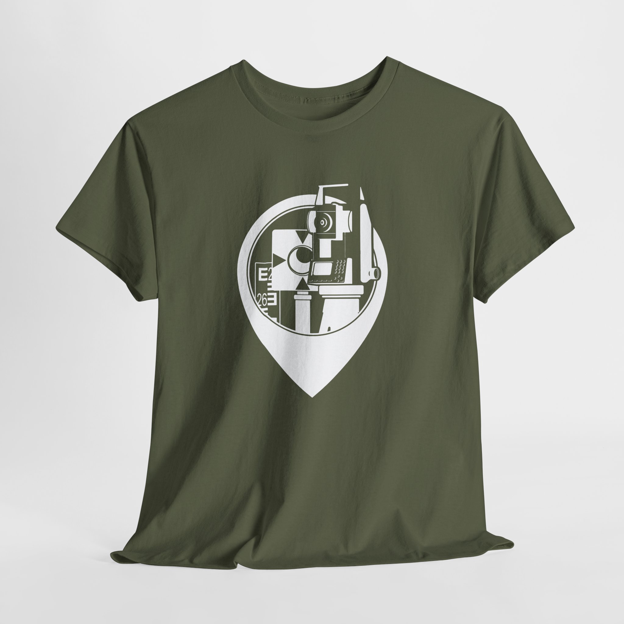 Land Surveyor T-Shirt, Mapping Engineer Gift, Geomatics Tee with Total Station Design, Civil Engineer & Cartography Apparel - Image 10