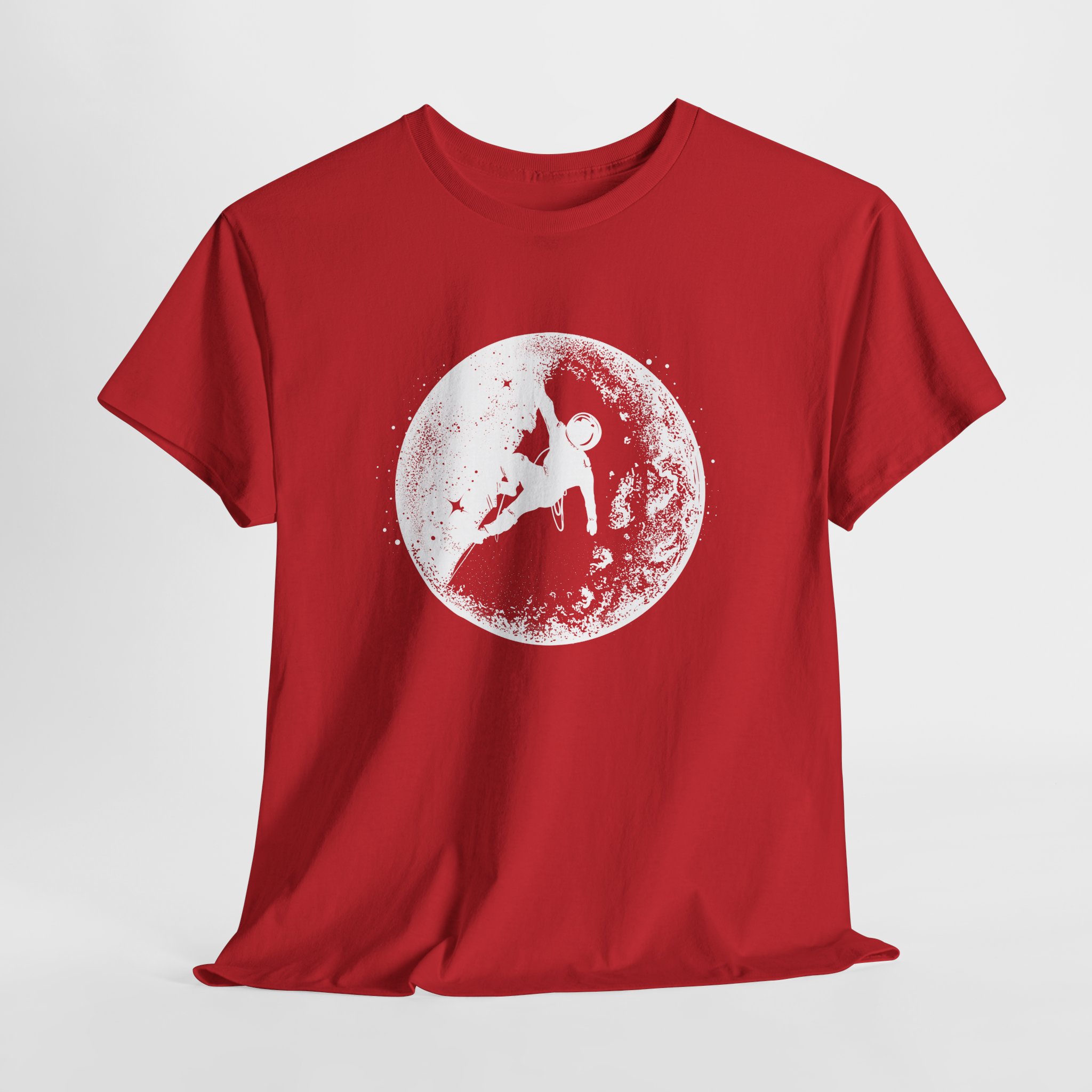 Astronaut Moon Climbing T-Shirt, Space Explorer Tee, Lunar Adventure Art, Unisex Science and Fantasy Apparel - Image 17