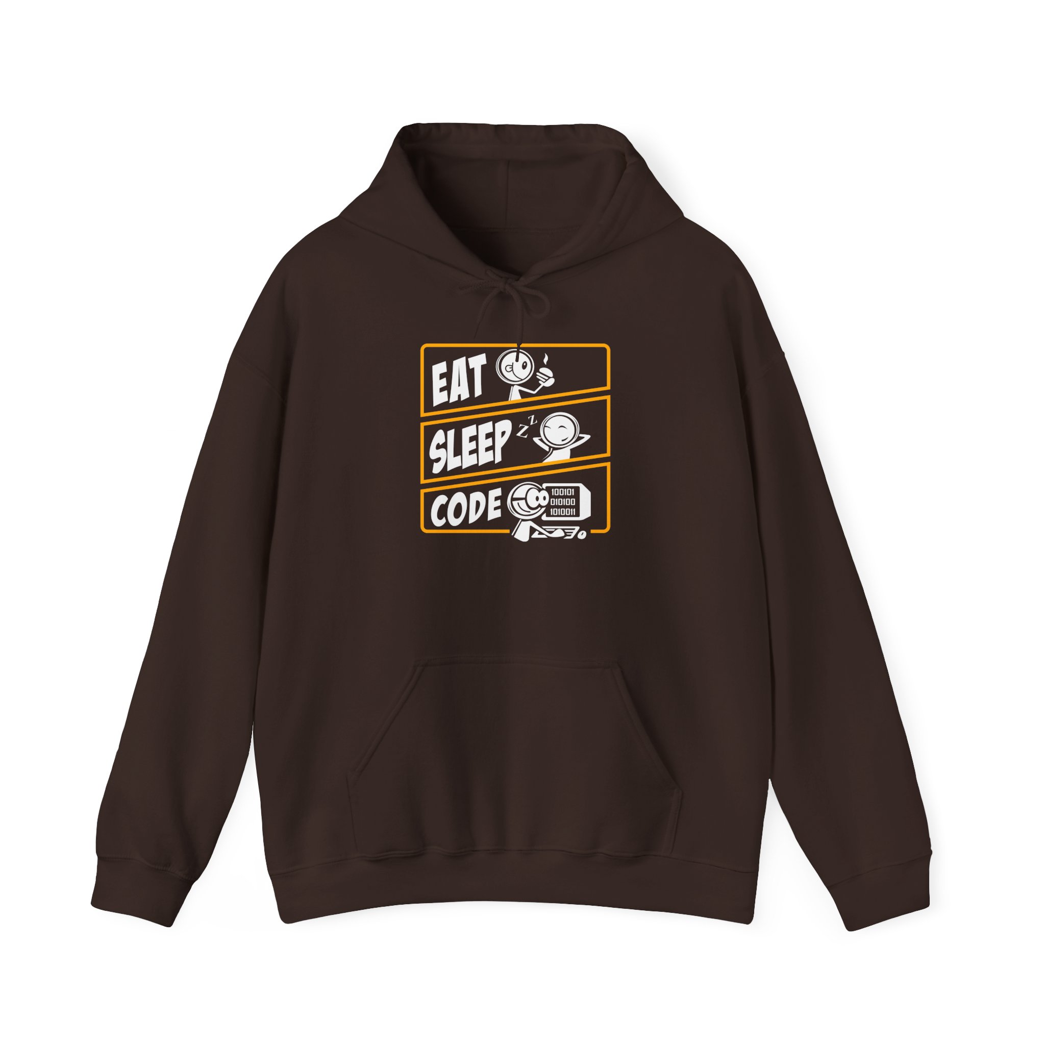 Eat Sleep Code Hoodie, Funny Programmer and Coder Sweatshirt, Computer Science Gift, Developer Life Apparel - Image 7