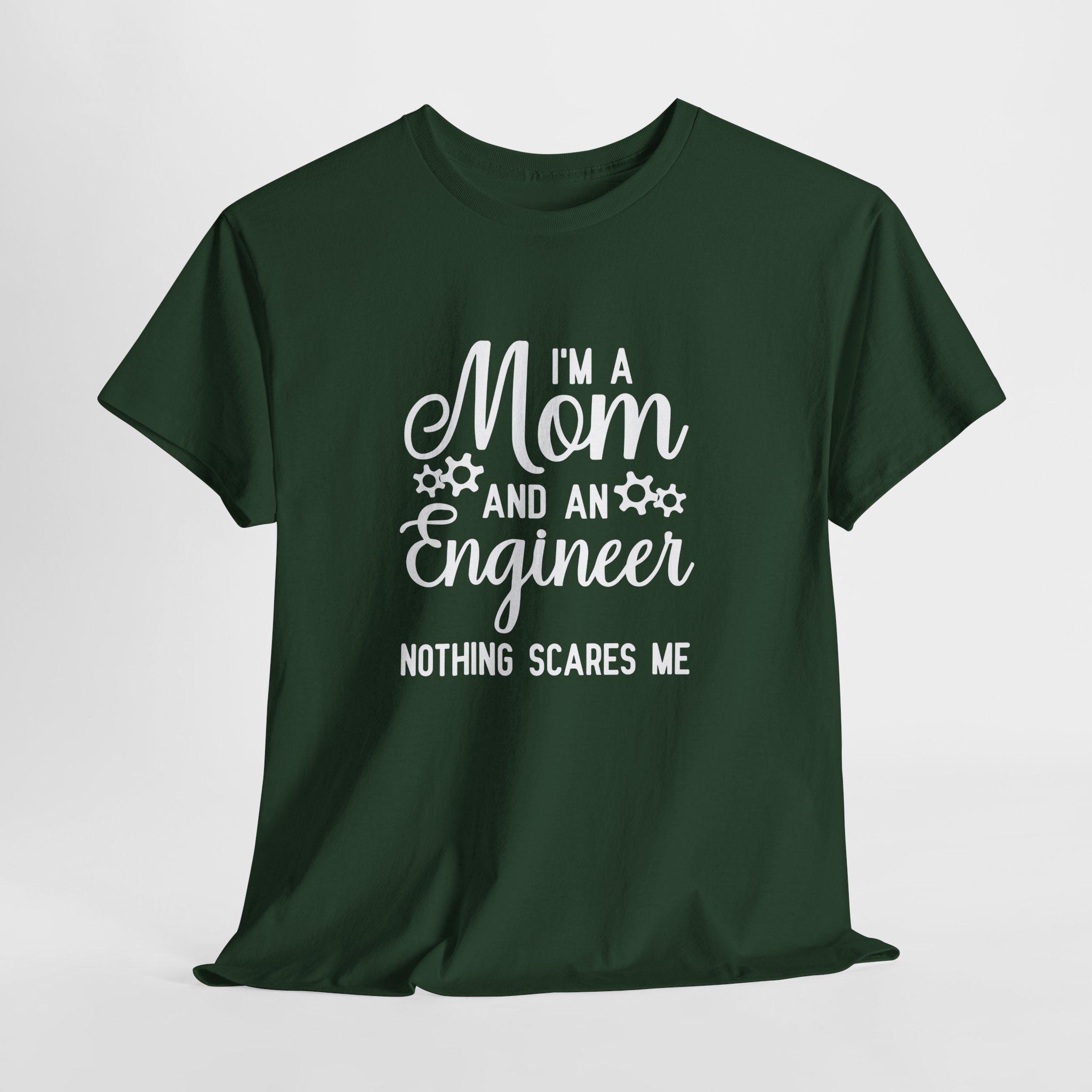 I'm a Mom and an Engineer Nothing Scares Me T-Shirt, Funny Mother's Day Gift, Female Engineer Appreciation Tee, Unisex STEM Mom Shirt - Image 11