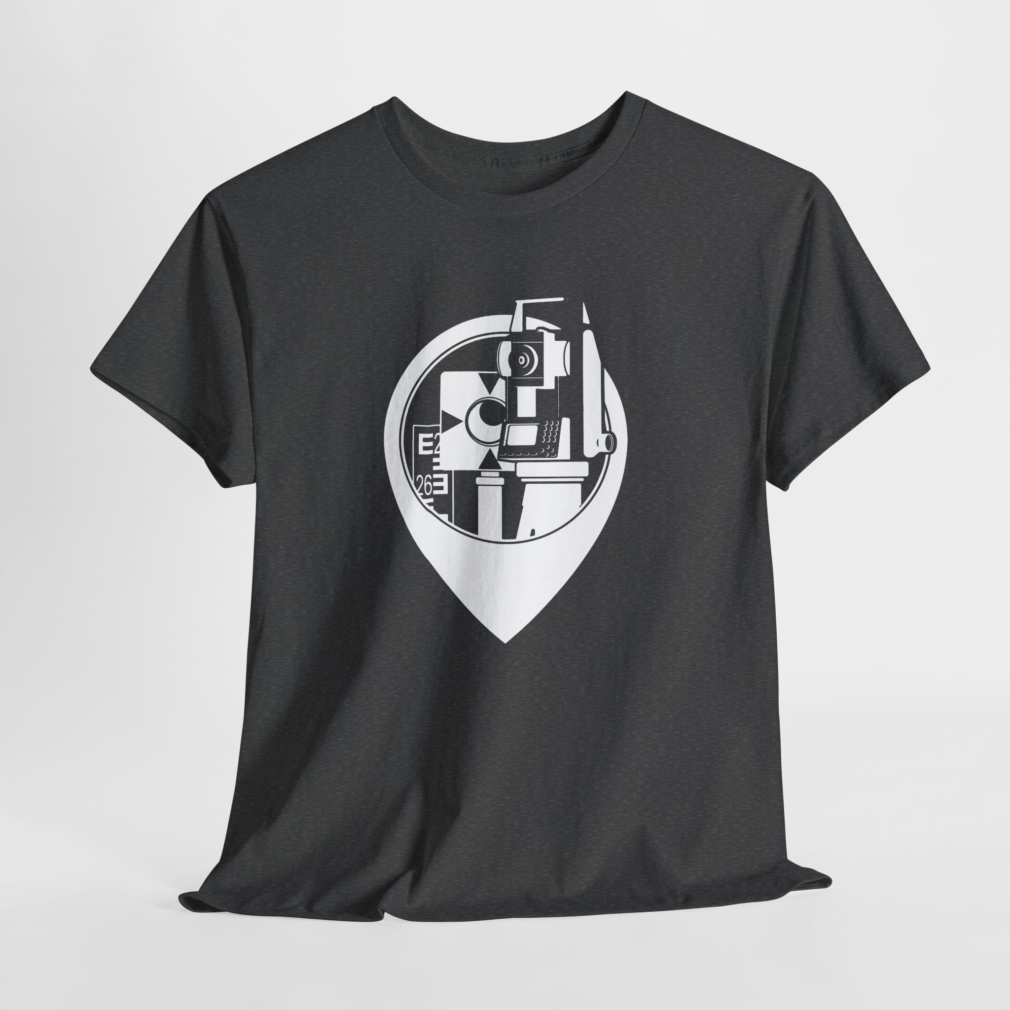 Land Surveyor T-Shirt, Mapping Engineer Gift, Geomatics Tee with Total Station Design, Civil Engineer & Cartography Apparel - Image 12