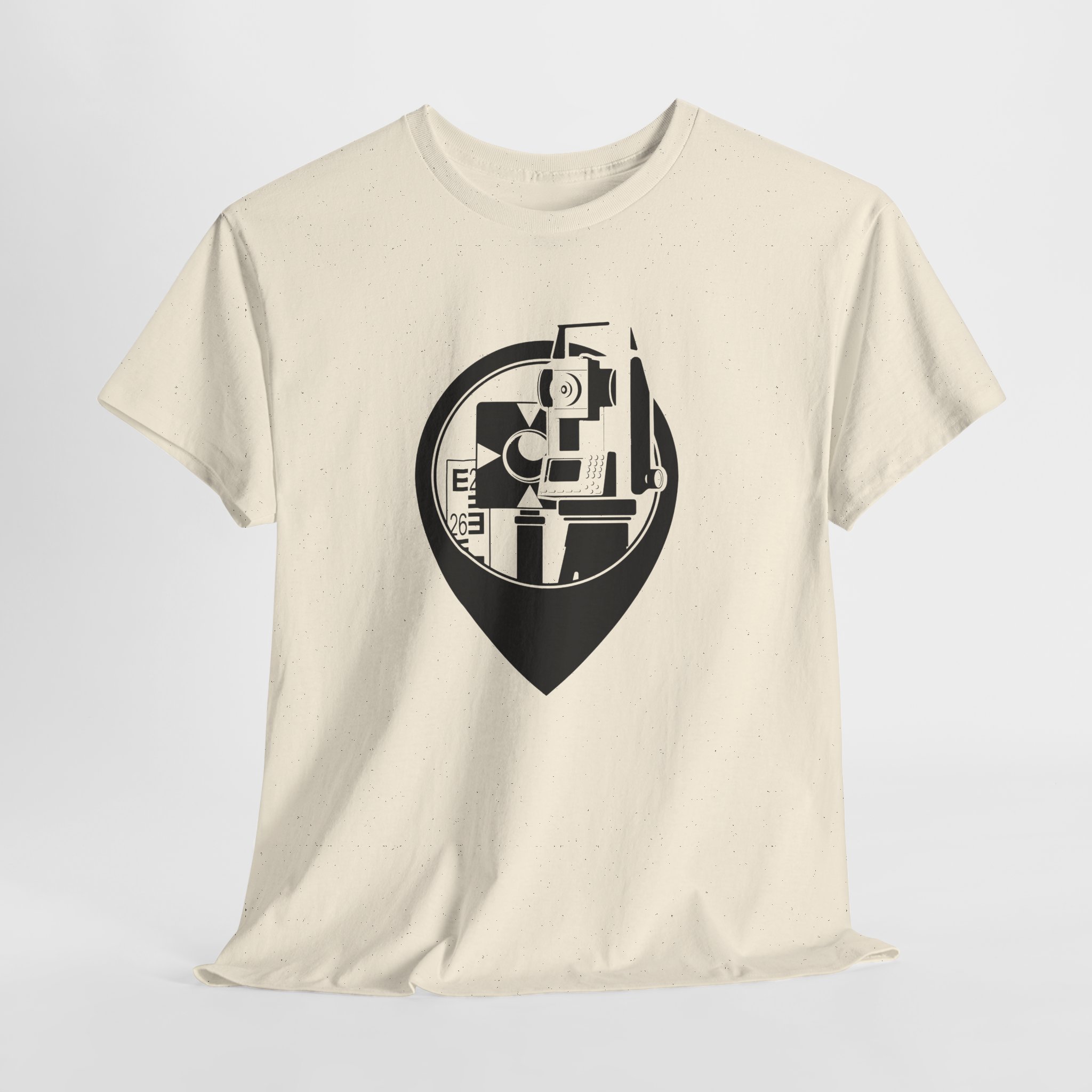 Land Surveyor T-Shirt, Mapping Engineer Gift, Geomatics Tee with Total Station Design, Civil Engineer & Cartography Apparel - Image 9