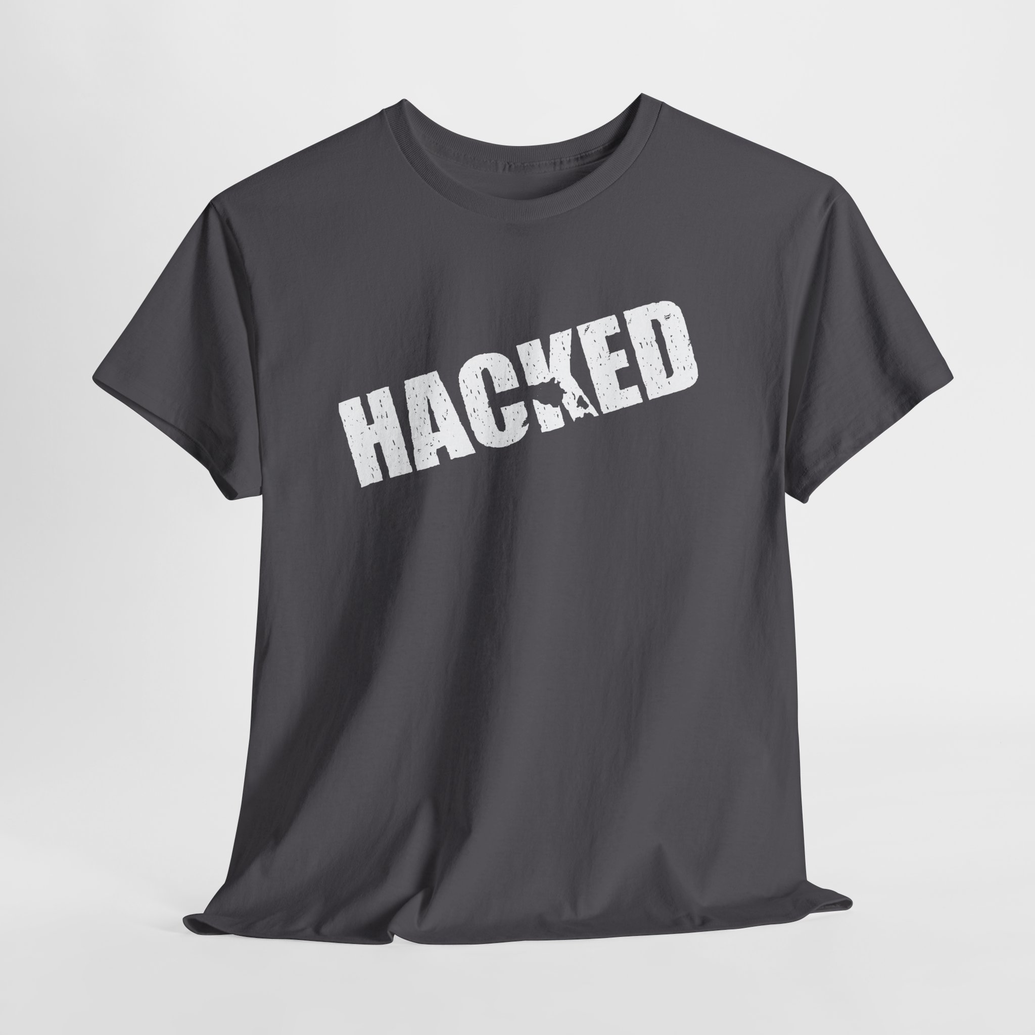 Hacked Unisex Heavy Cotton Tee, Computer, Science, Funny Gift for Tech Lovers, Unique Gamer Shirt, Programmer Humor Apparel - Image 14