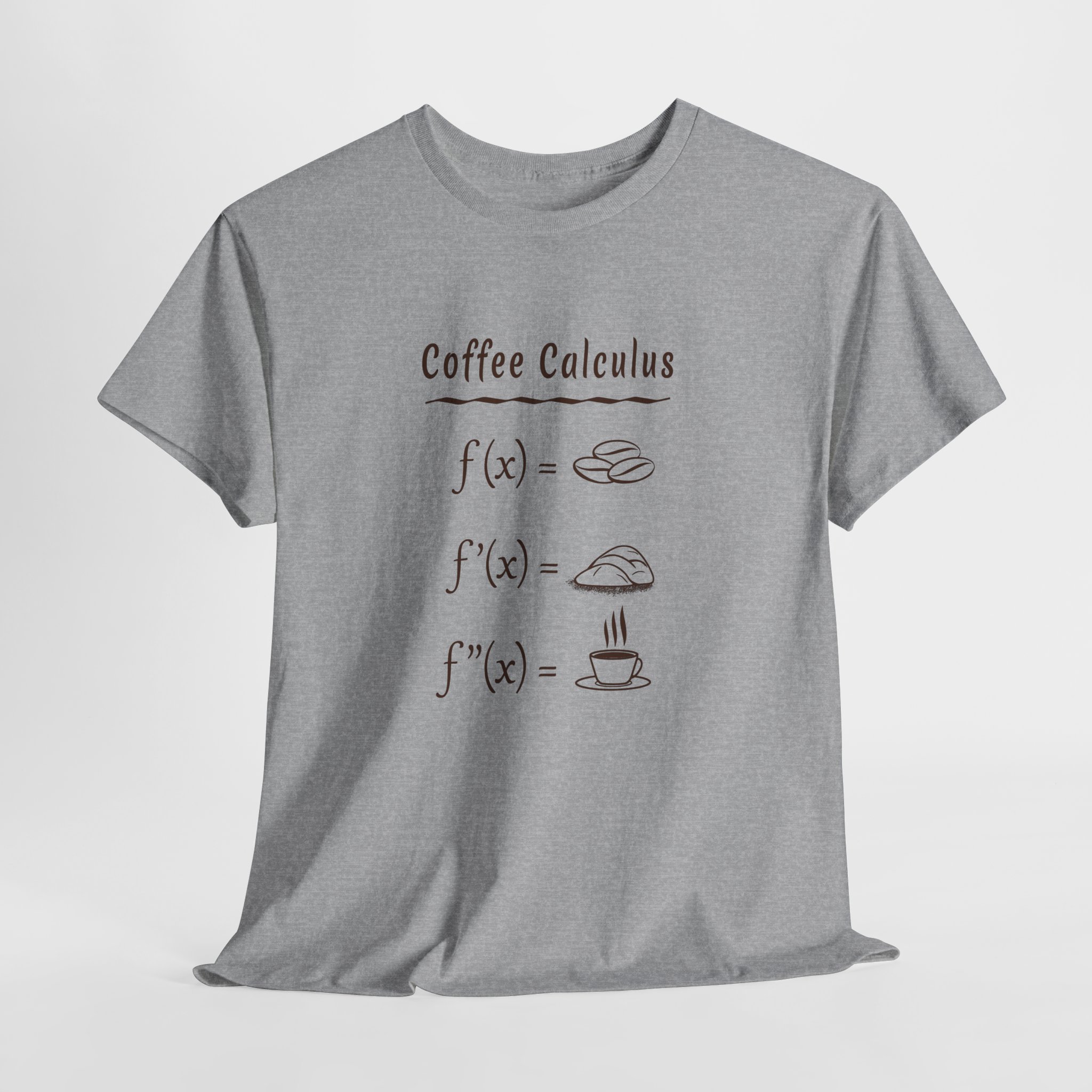 Coffee Calculus T-Shirt, Funny Math Pun Tee, Gift for Coffee Lover and Mathematician, Unisex Nerd Apparel - Image 5