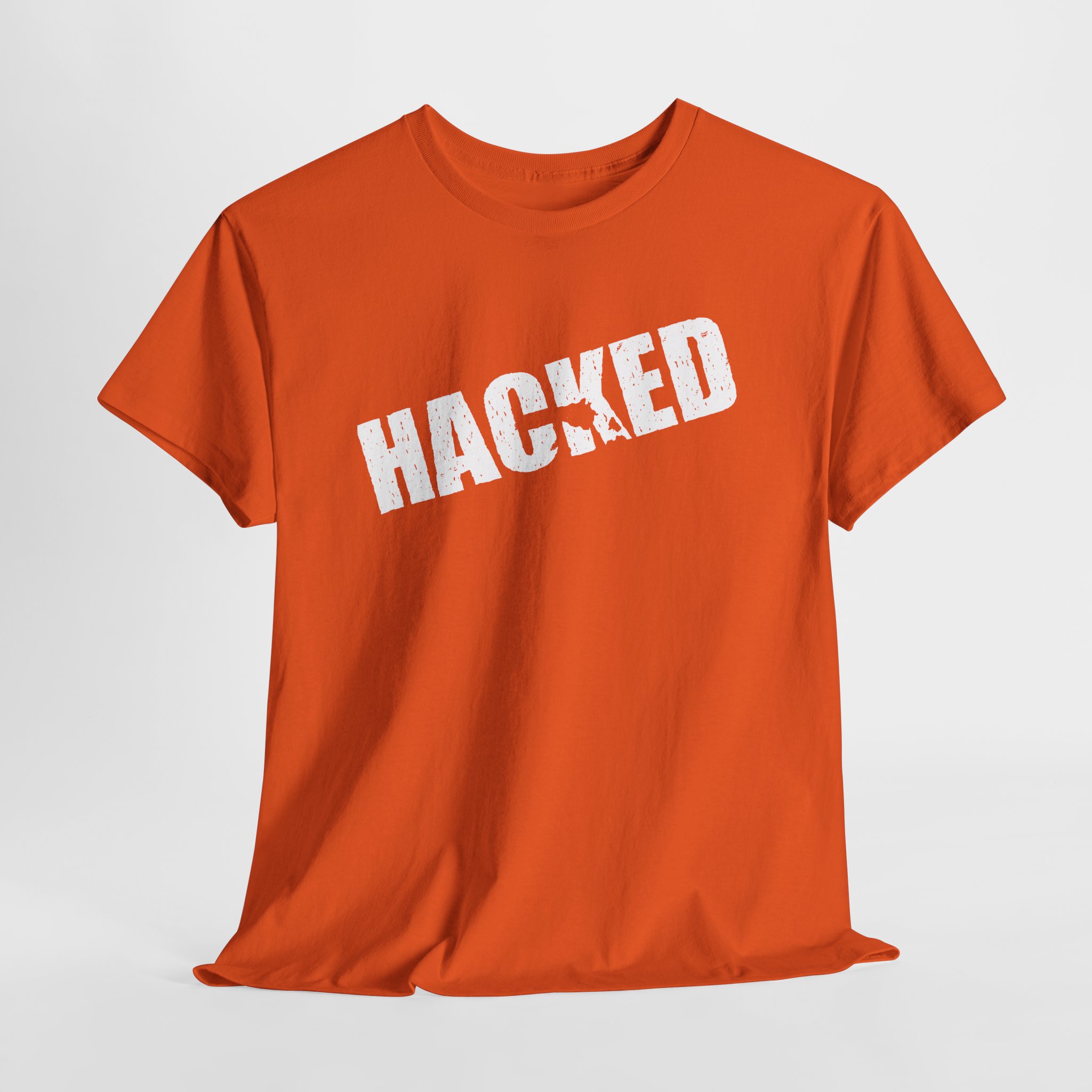 Hacked Unisex Heavy Cotton Tee, Computer, Science, Funny Gift for Tech Lovers, Unique Gamer Shirt, Programmer Humor Apparel - Image 7