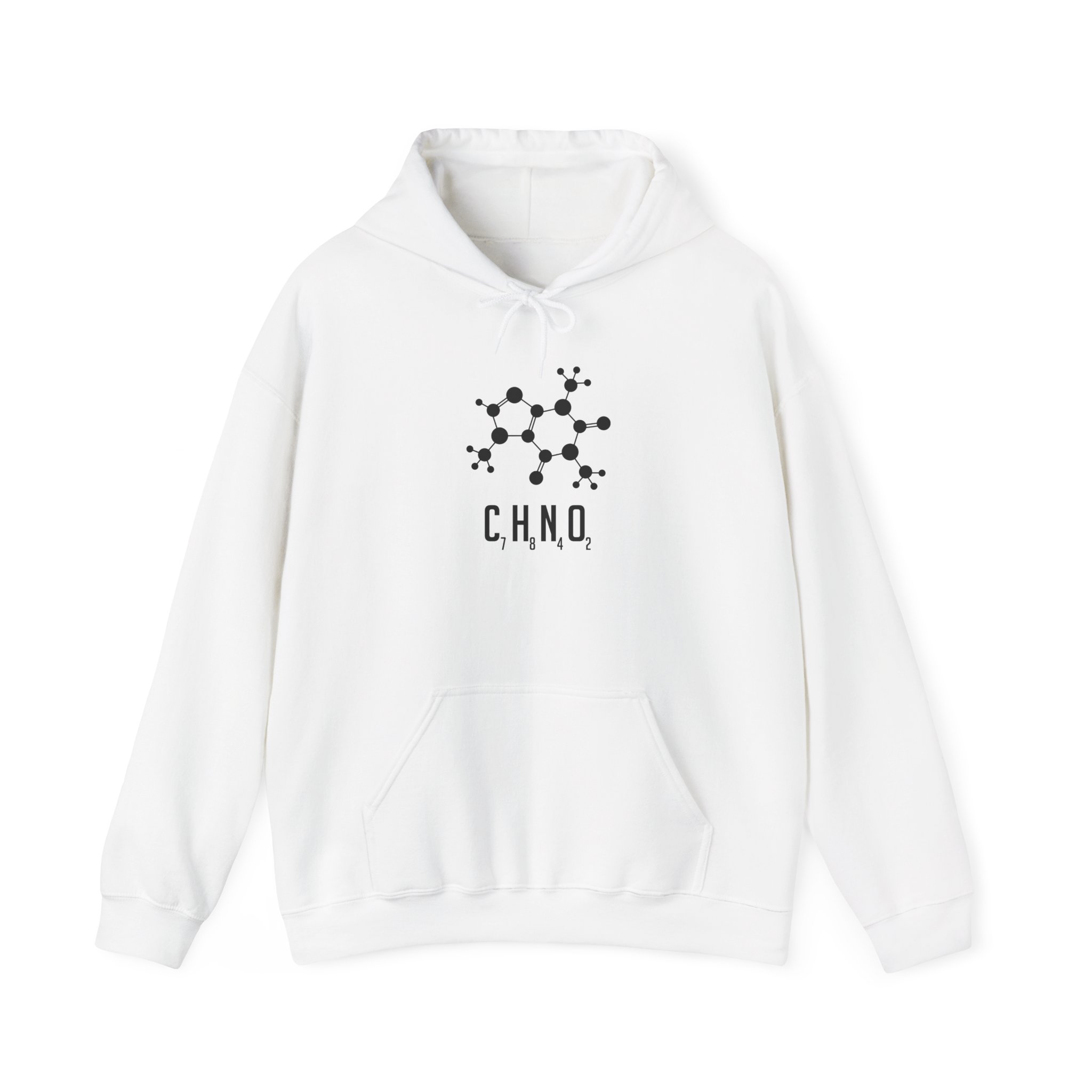 Chocolate Chemical Structure Hoodie, Science Lover Apparel, Unisex Sweatshirt, Gift for Chemists, Academic Sweatshirts, Laboratory Hoodie - Image 2