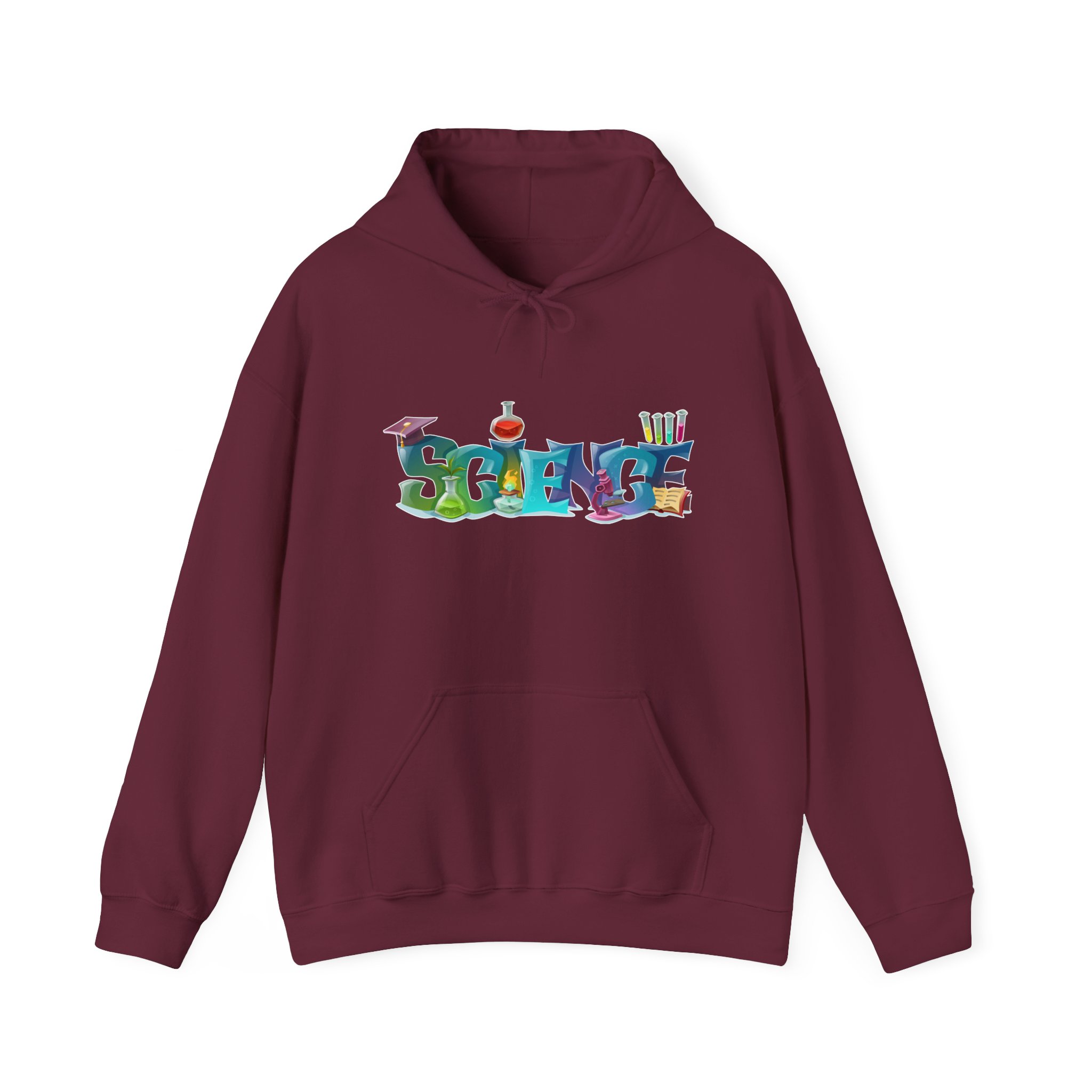 Science Lover Hoodie, Geeky Sweatshirt, STEM Gift, Teacher Present, Science Nerd Hooded Jumper - Image 5