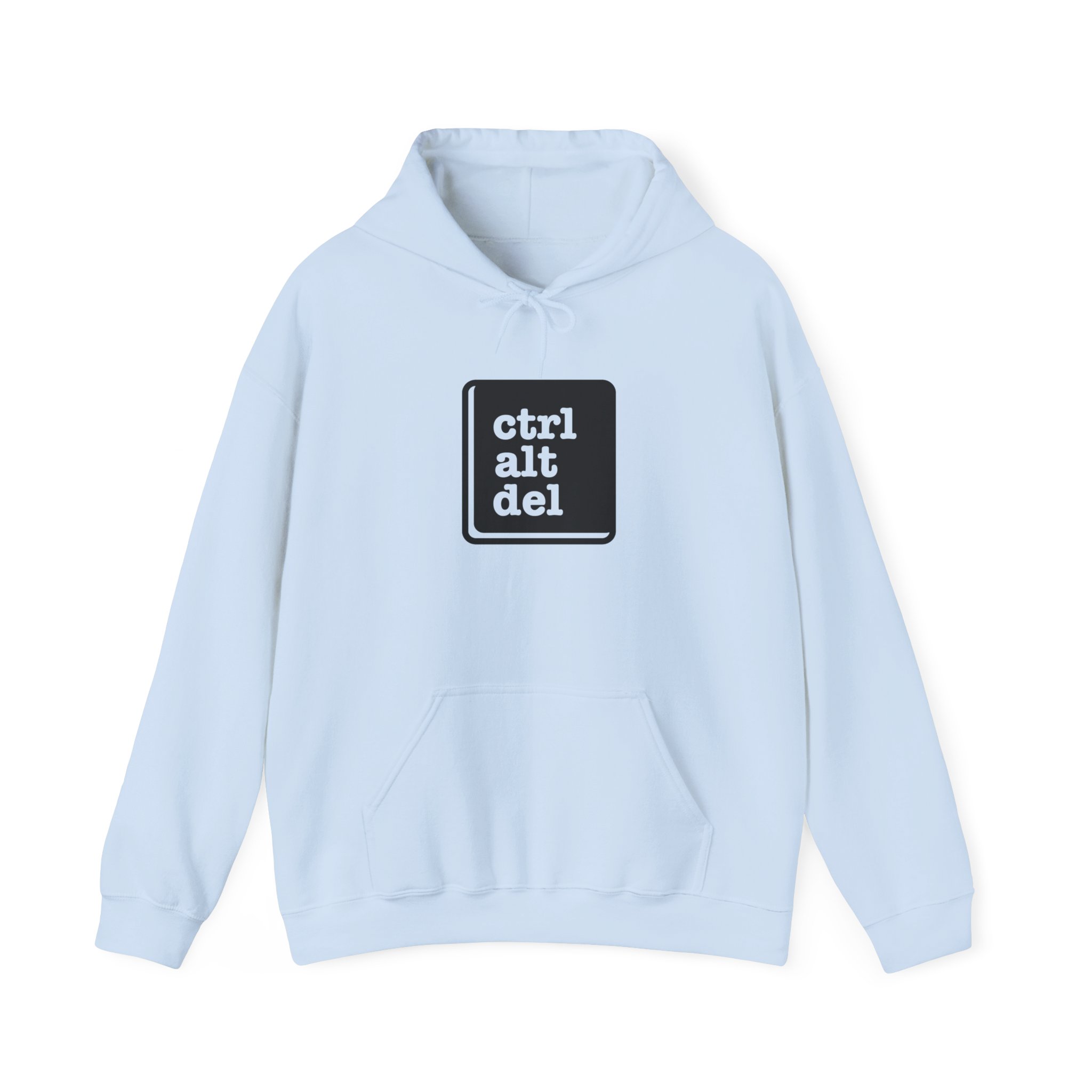 Ctrl Alt Del Hooded Sweatshirt, Cozy Unisex Sweatshirt, Techie Gift, Casual Hoodie, Computer Lover Apparel, Unique Graphic Hoodie - Image 8