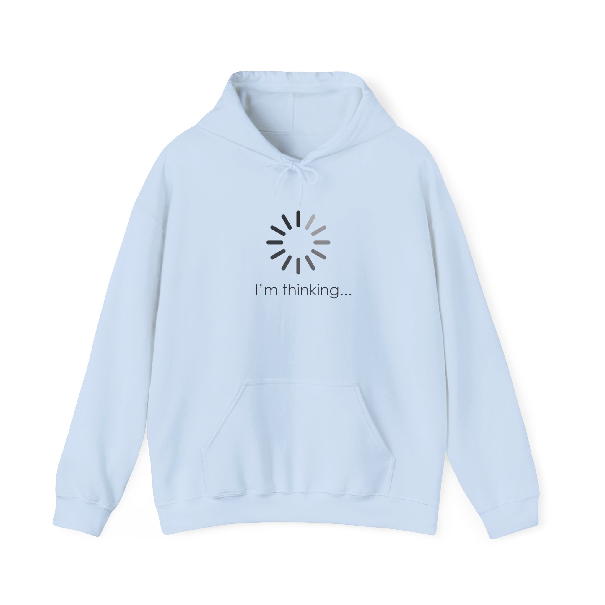 I'm Thinking Hoodie, Funny Loading Icon Sweatshirt, Gift for Programmers and Introverts, Tech Humor Apparel - Image 8