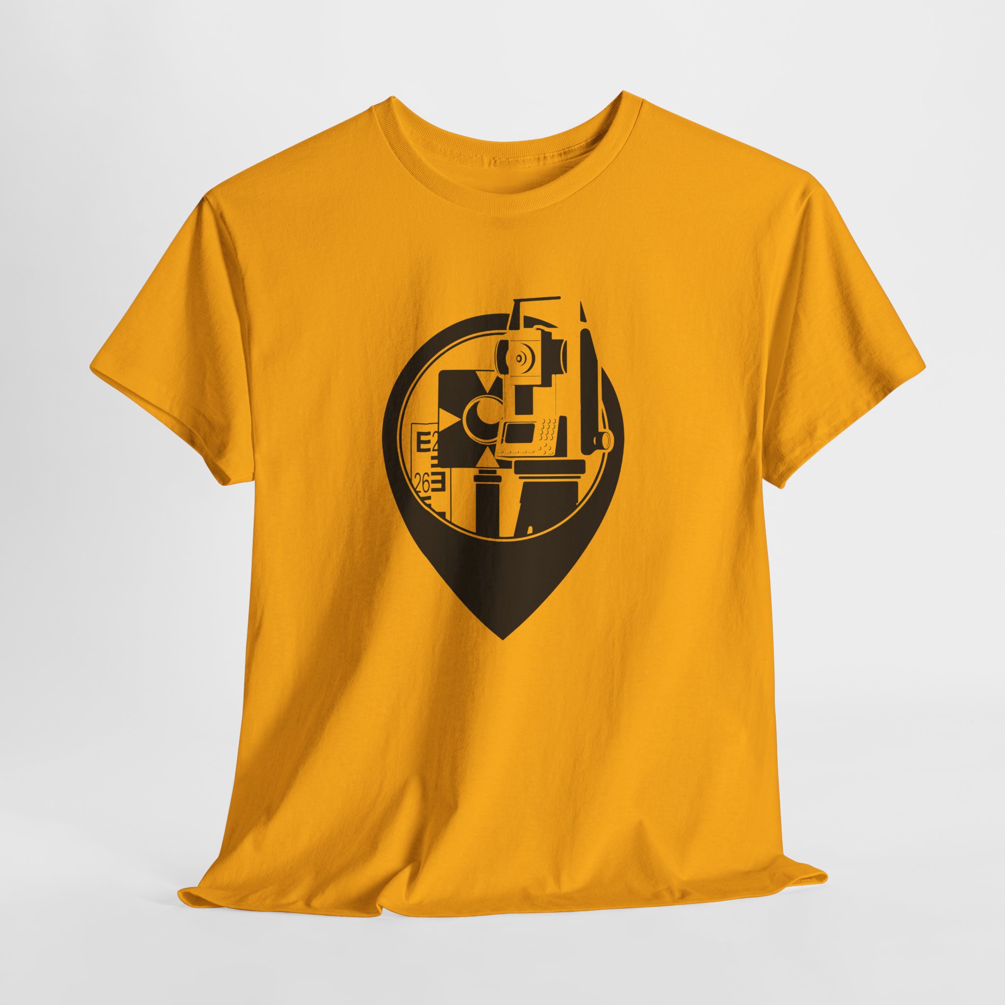 Land Surveyor T-Shirt, Mapping Engineer Gift, Geomatics Tee with Total Station Design, Civil Engineer & Cartography Apparel - Image 5