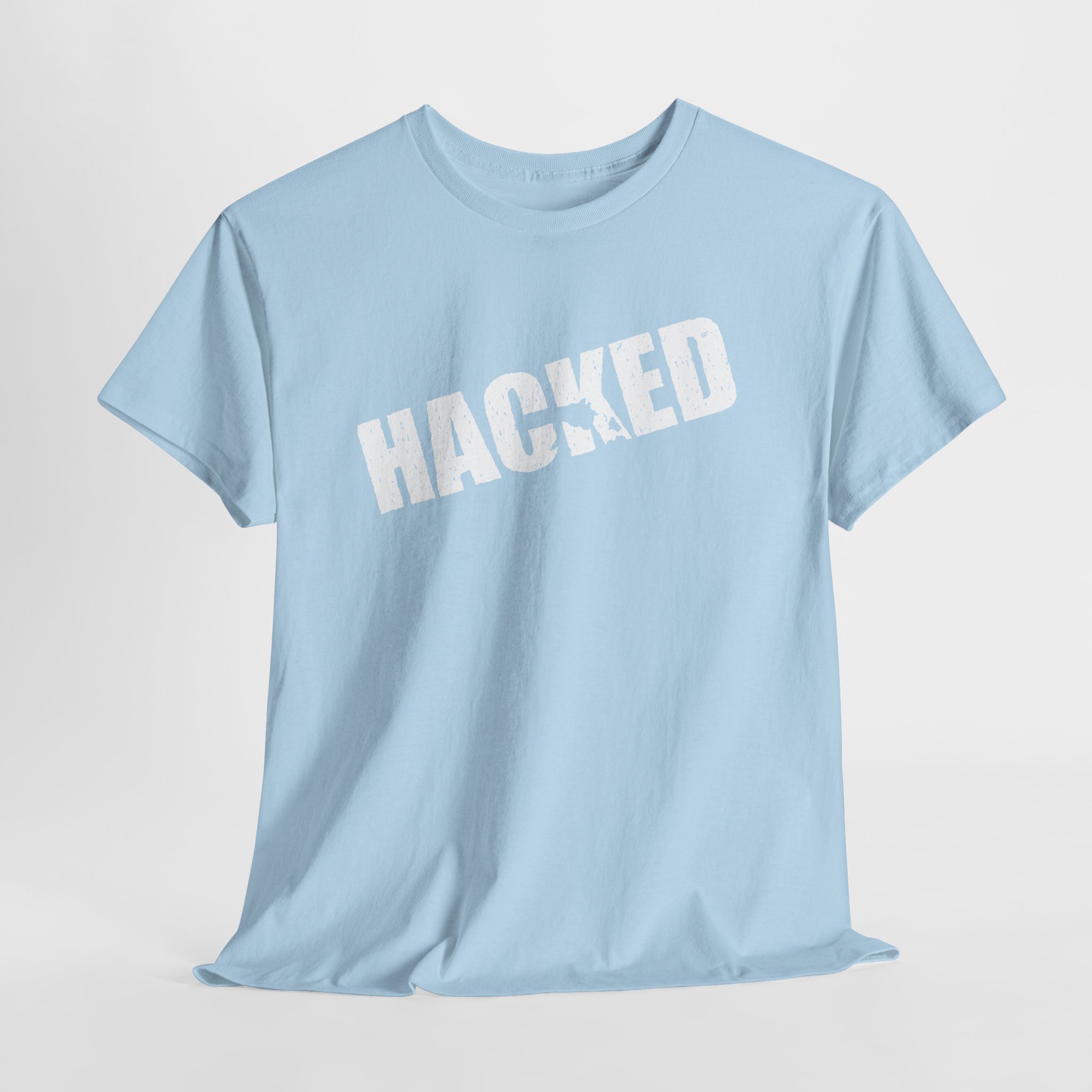 Hacked Unisex Heavy Cotton Tee, Computer, Science, Funny Gift for Tech Lovers, Unique Gamer Shirt, Programmer Humor Apparel - Image 13