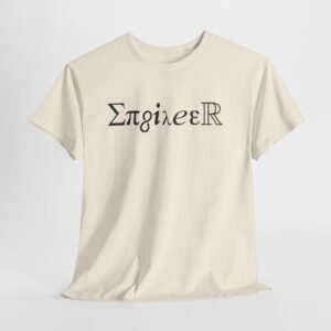 Engineering Unisex Heavy Cotton Tee, Science Tee, Technology Shirt, Math Graphic Tee, STEM Gift Shirt