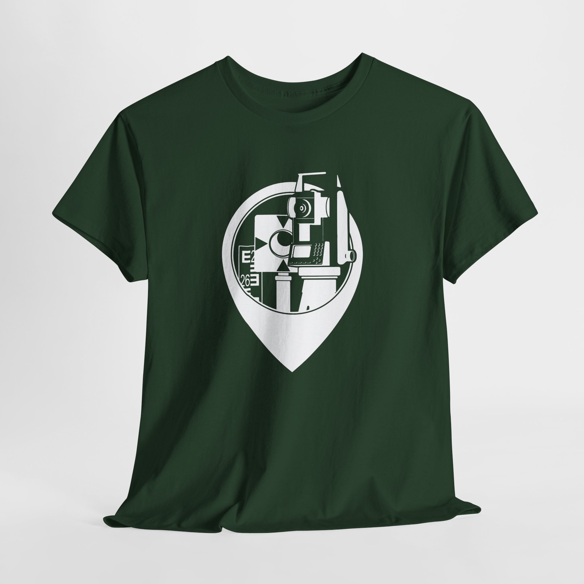 Land Surveyor T-Shirt, Mapping Engineer Gift, Geomatics Tee with Total Station Design, Civil Engineer & Cartography Apparel - Image 11