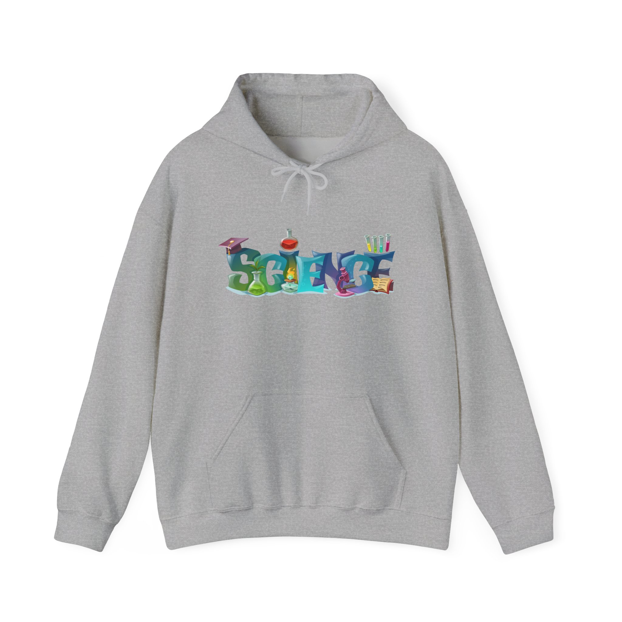Science Lover Hoodie, Geeky Sweatshirt, STEM Gift, Teacher Present, Science Nerd Hooded Jumper - Image 4